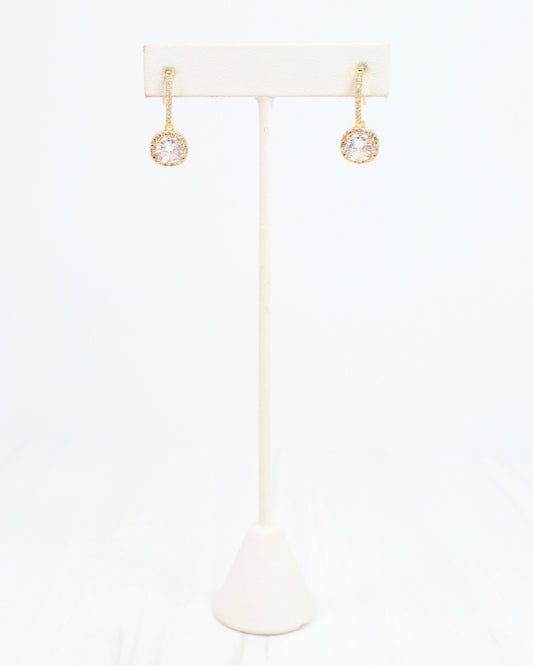 Frederika Fish Hook Earring Gold