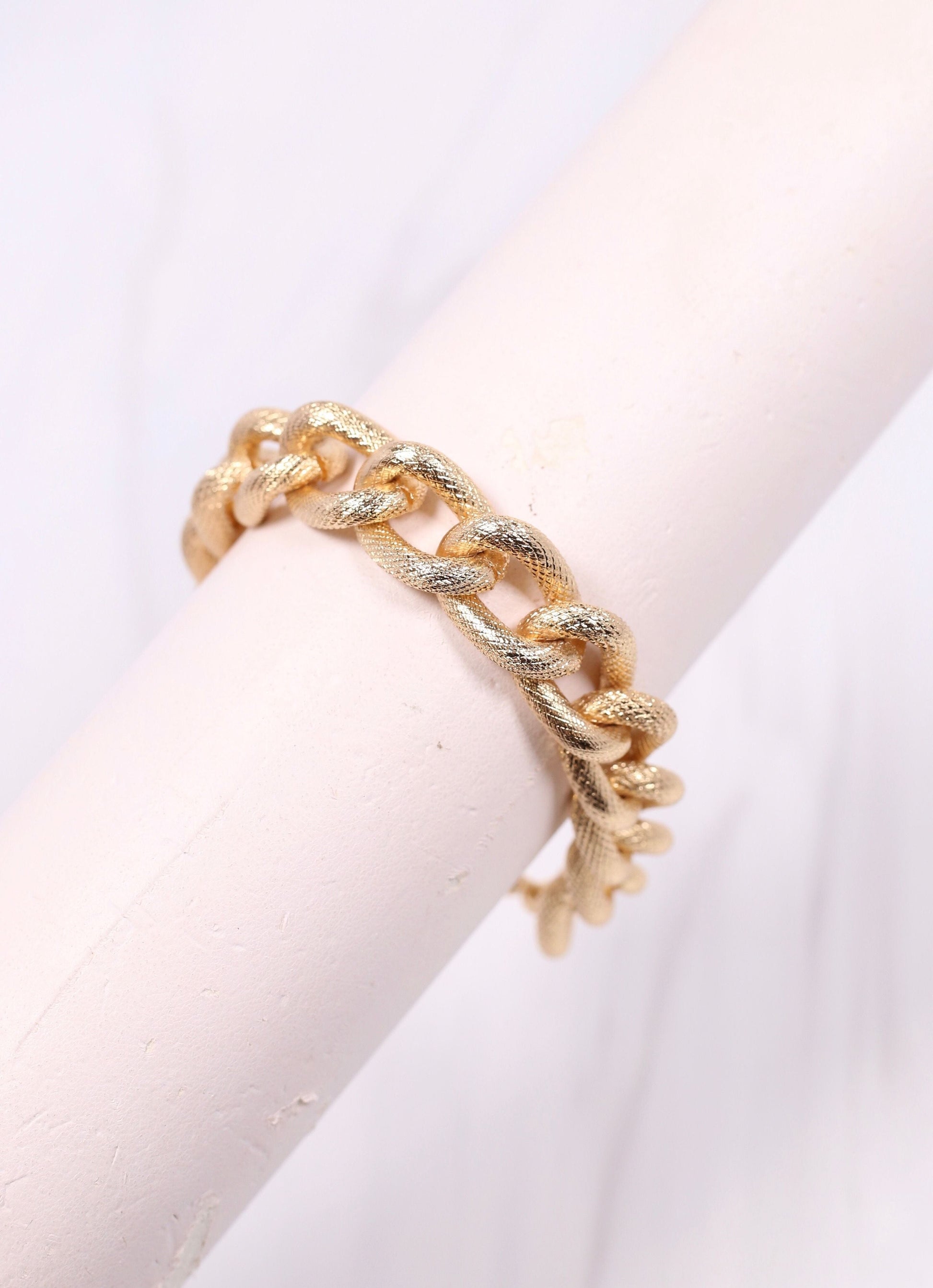 Ransom Link Bracelet GOLD - Caroline Hill