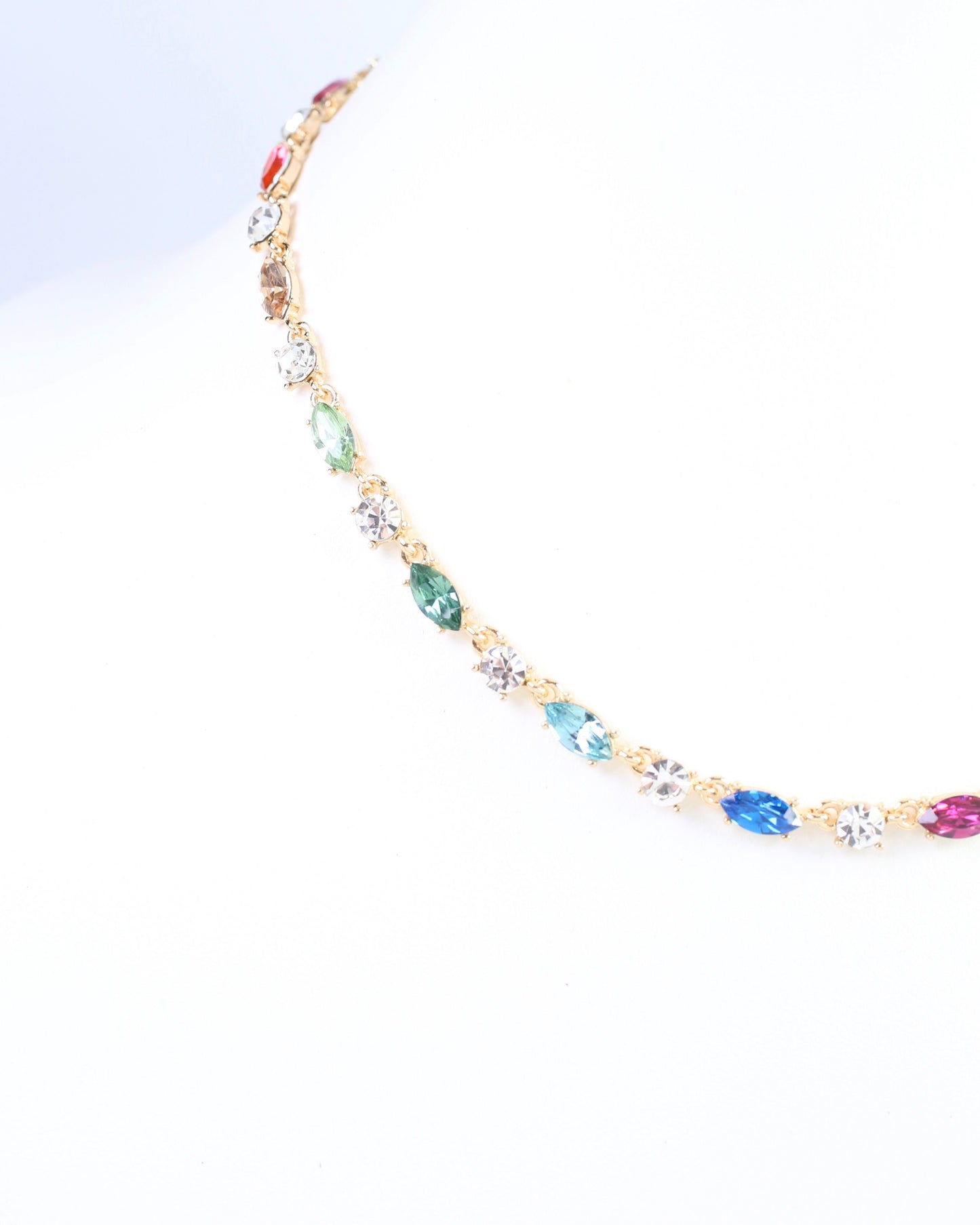 Charlie Crystal Necklace Multi