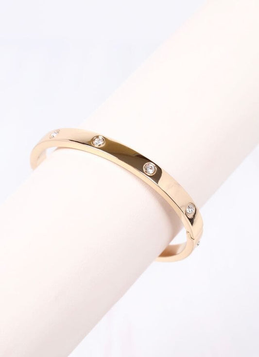 Ridley CZ Bracelet GOLD - Caroline Hill