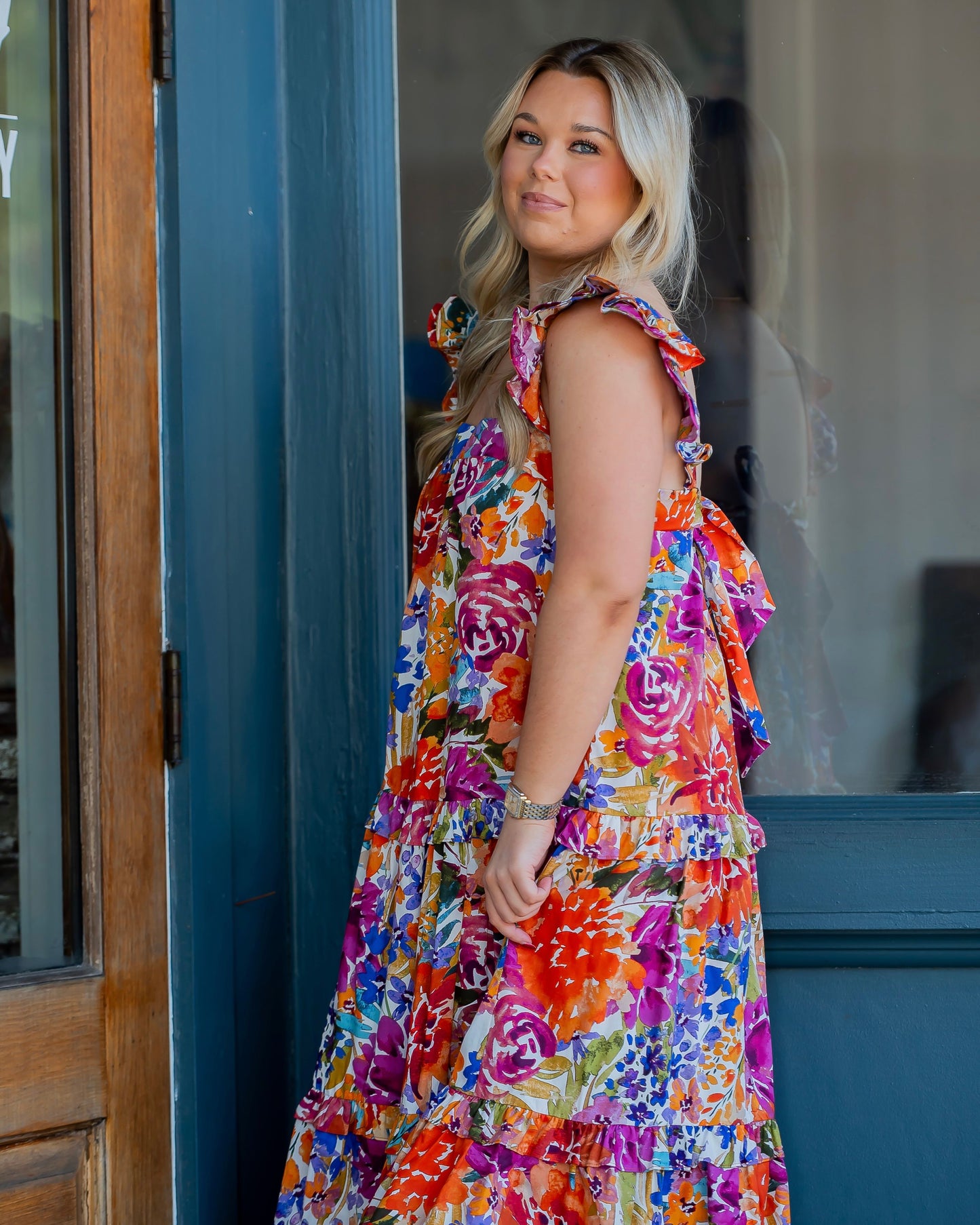 Mitchell Fall Floral Maxi Dress