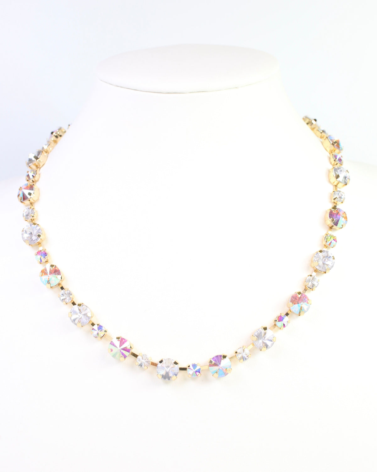 Tillman Rhinestone Necklace Clear AB