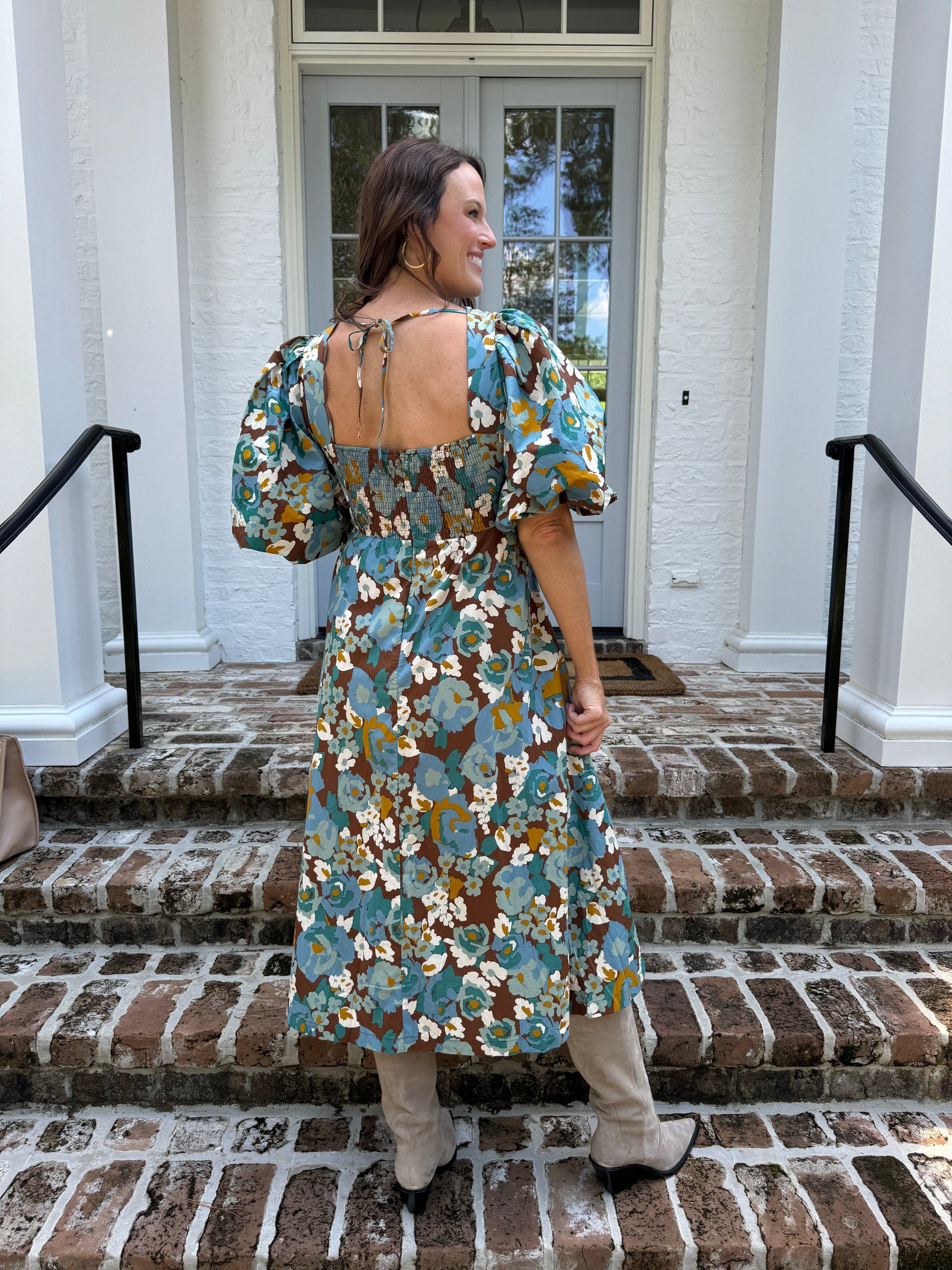 Romance at Glance Midi Dress - Caroline Hill