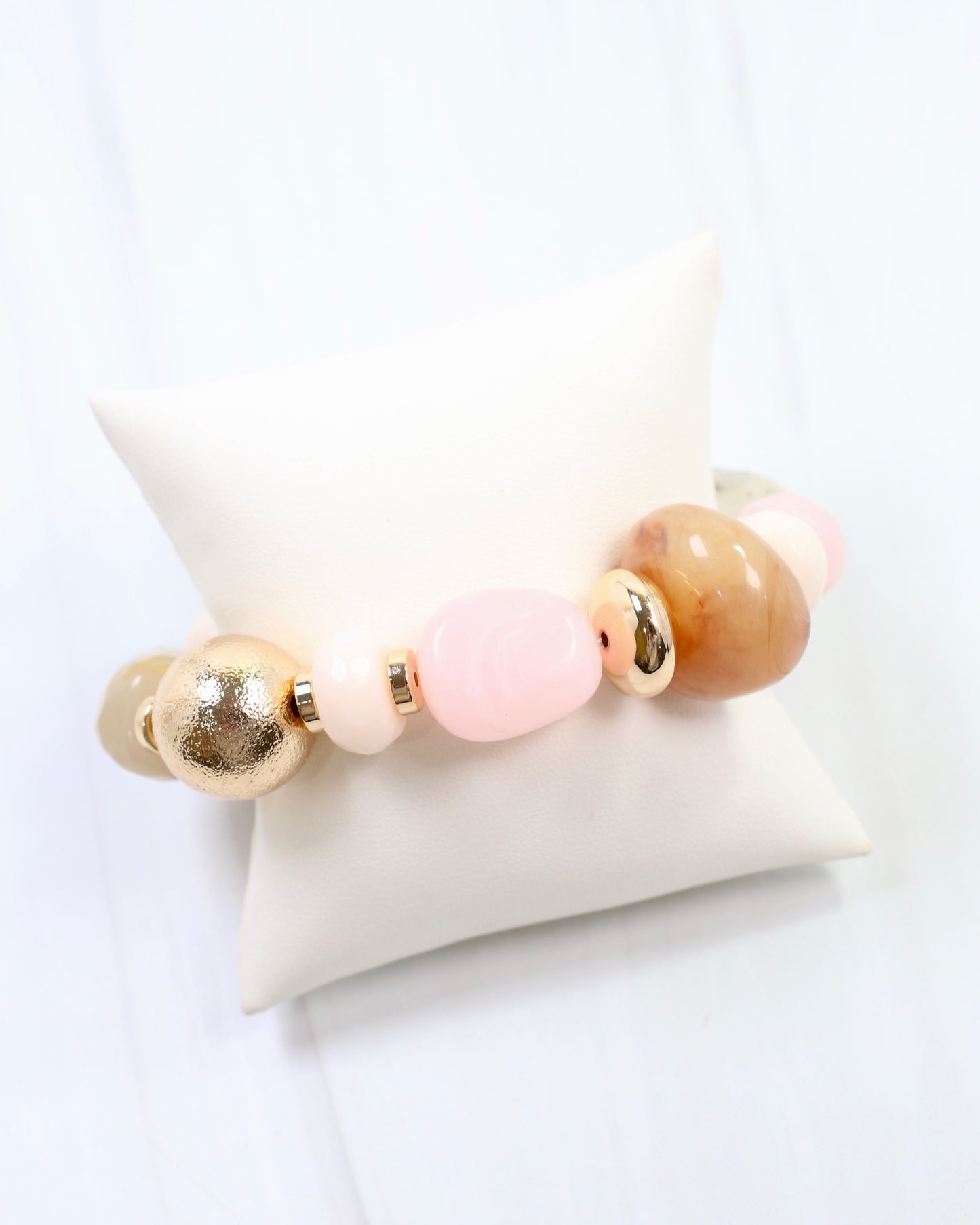 Bay Saint Lewis Stone Stretch Bracelet Natural