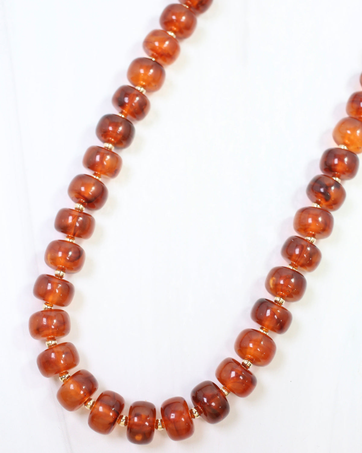 Tanner Beaded Necklace Tortoise