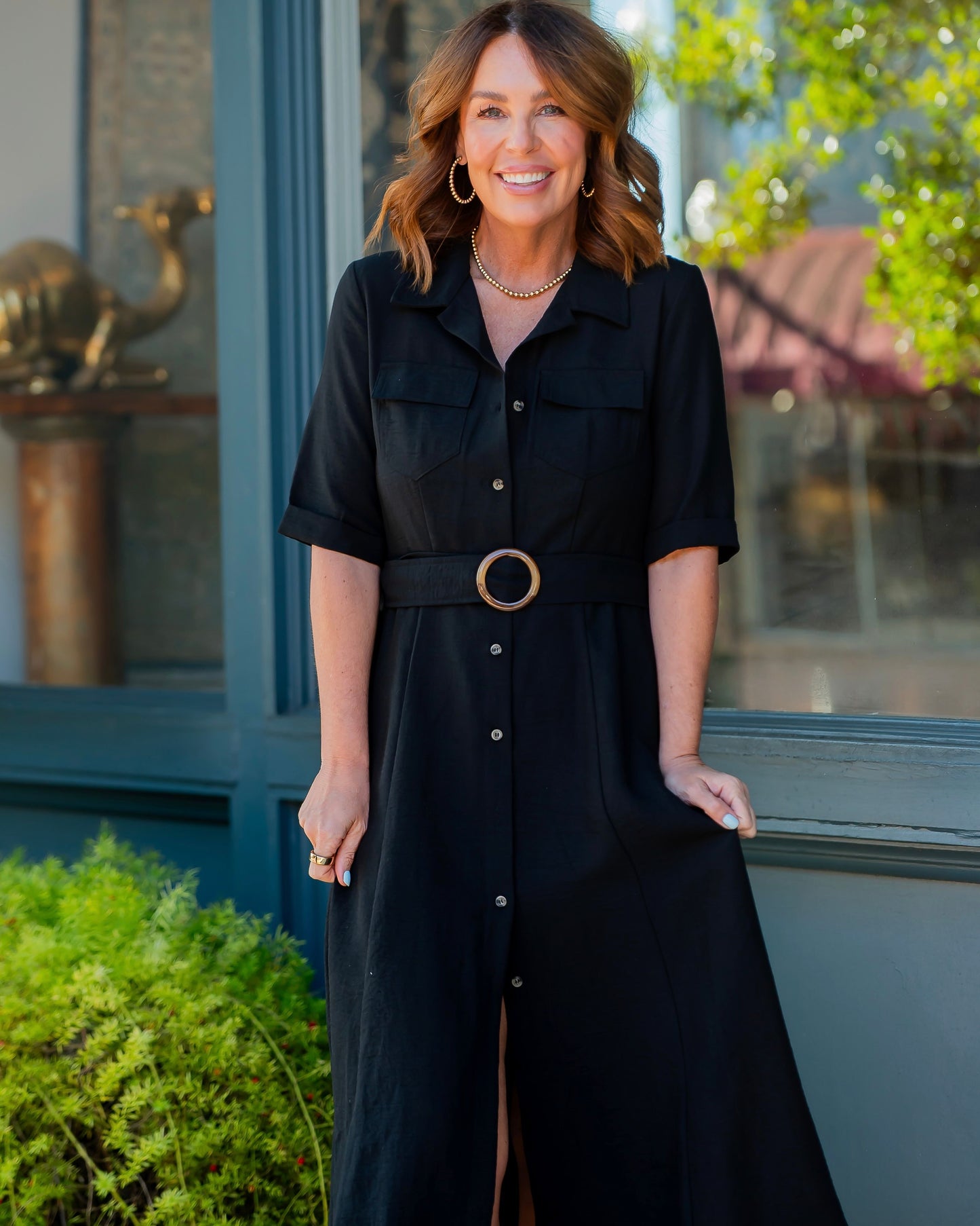 Meriden Linen Shirt Dress