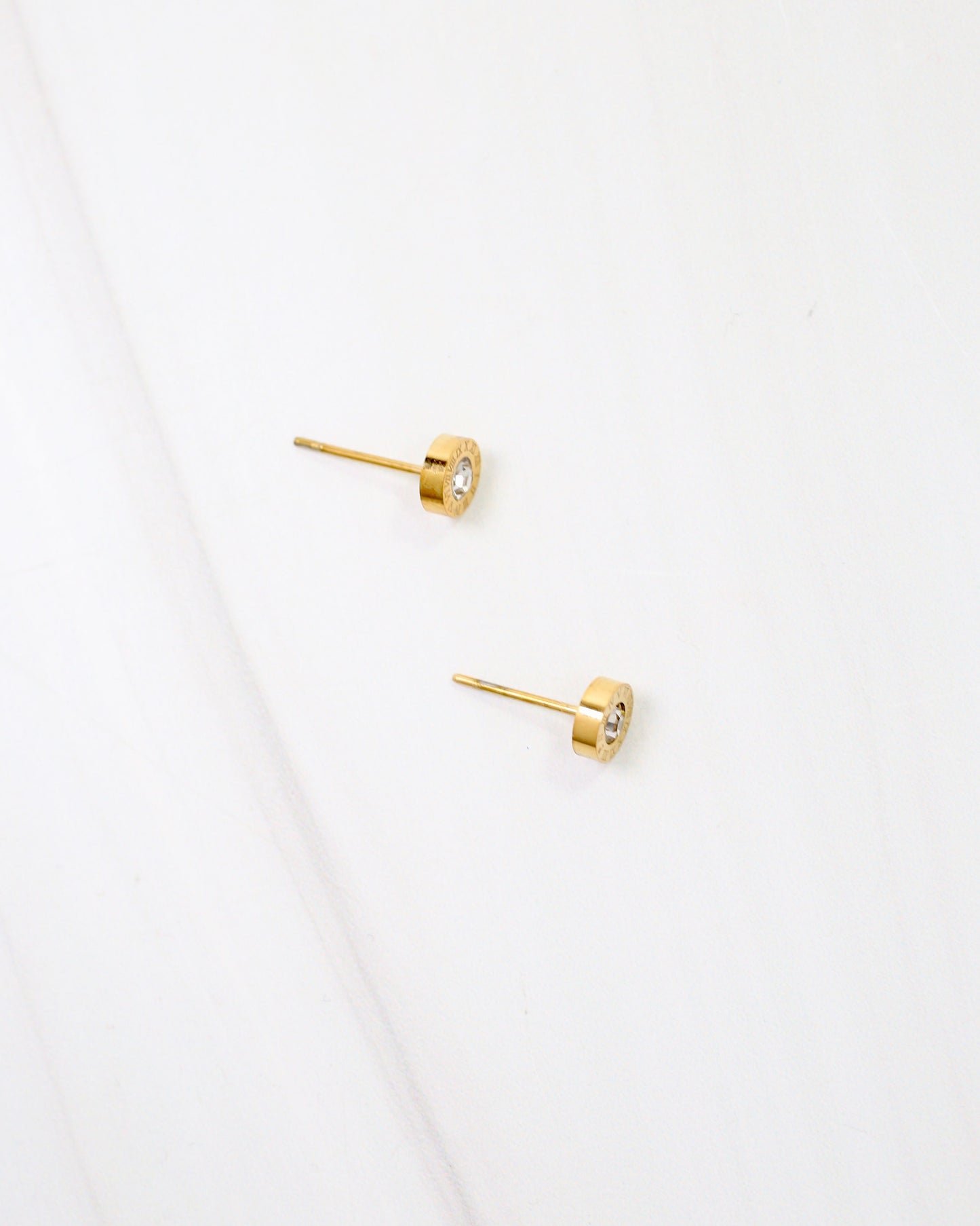 Remmy Roman Numeral Stud Earring Gold