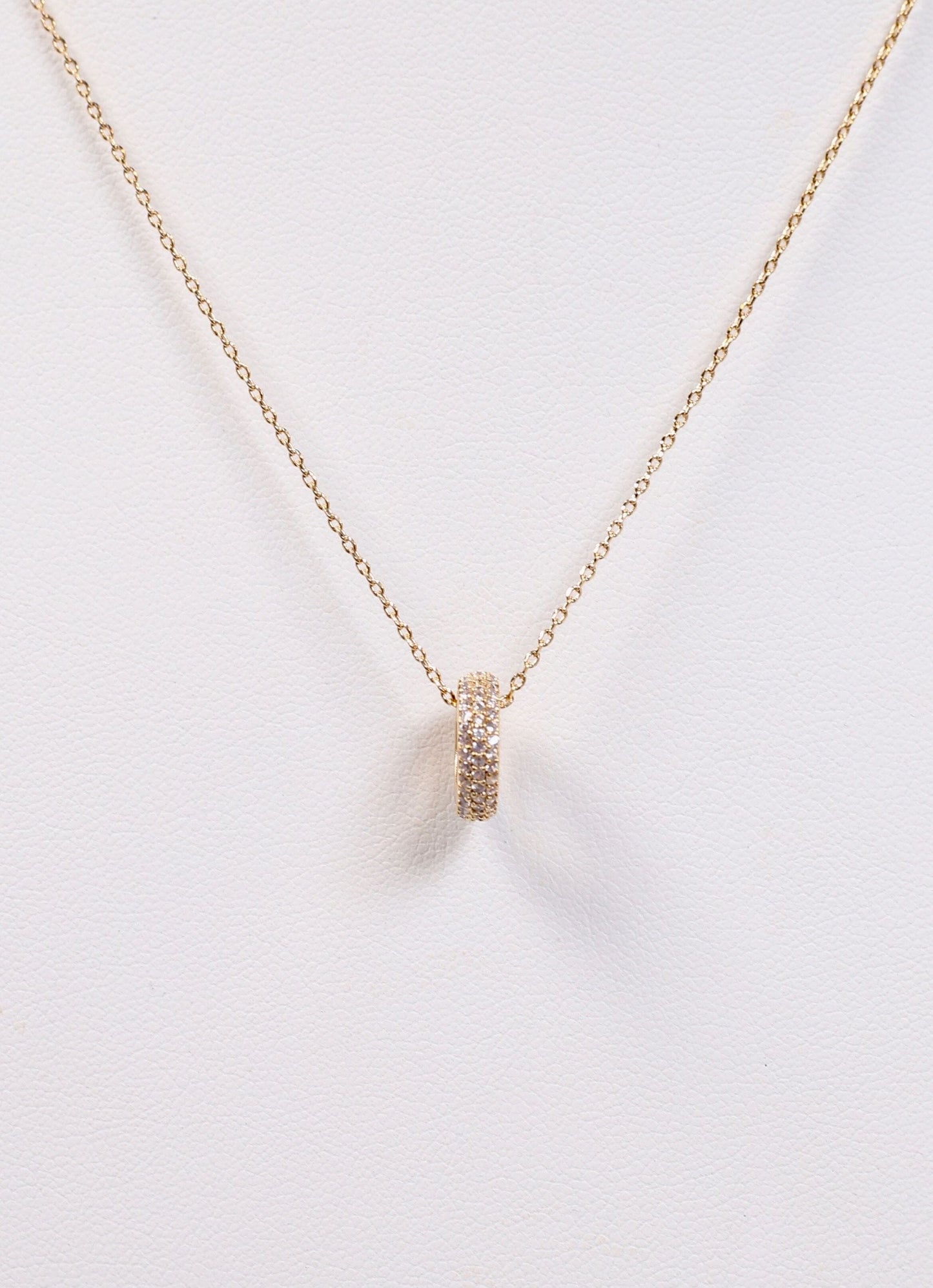 Small Joys CZ Necklace GOLD - Caroline Hill