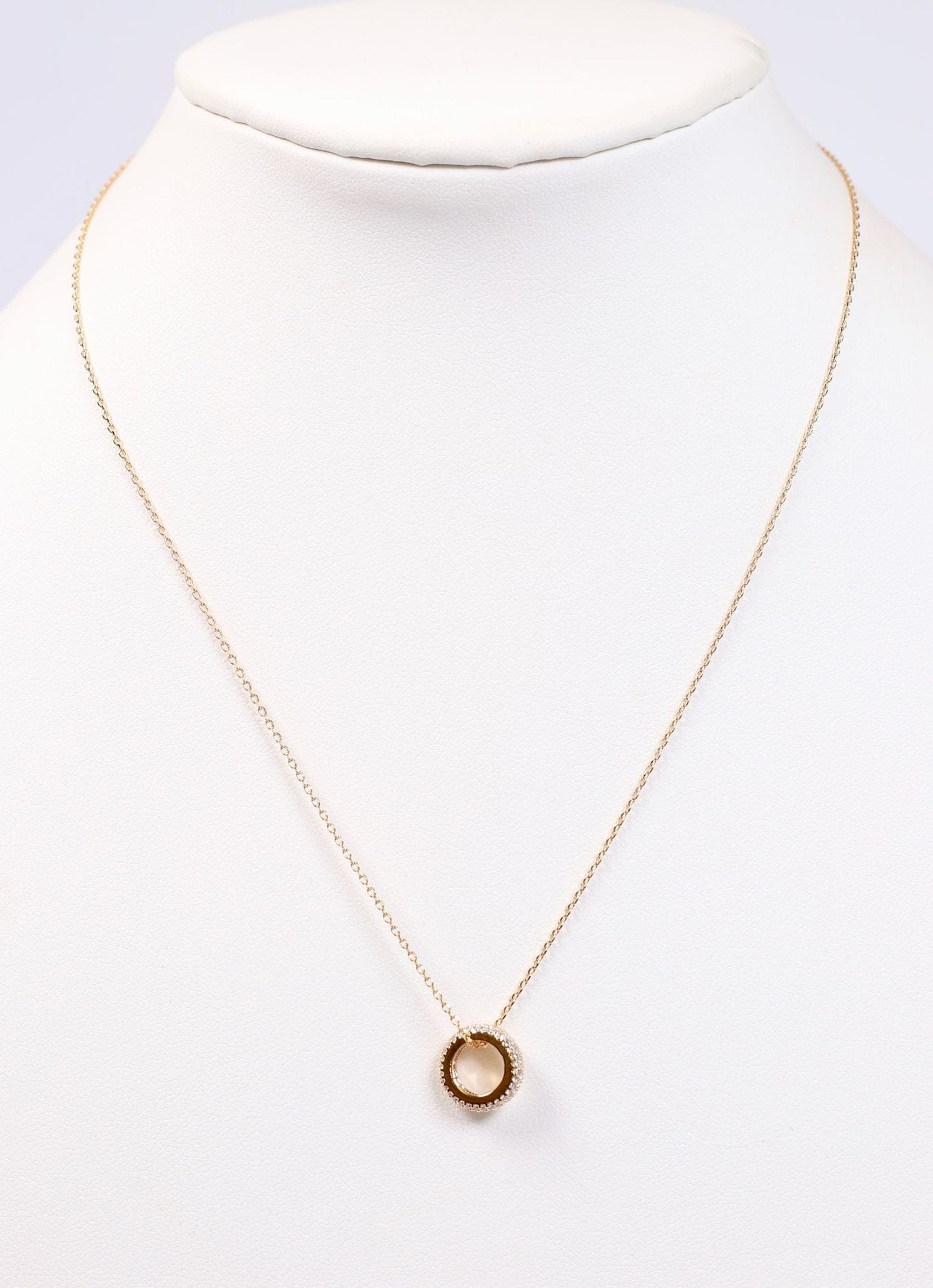 Small Joys CZ Necklace GOLD - Caroline Hill