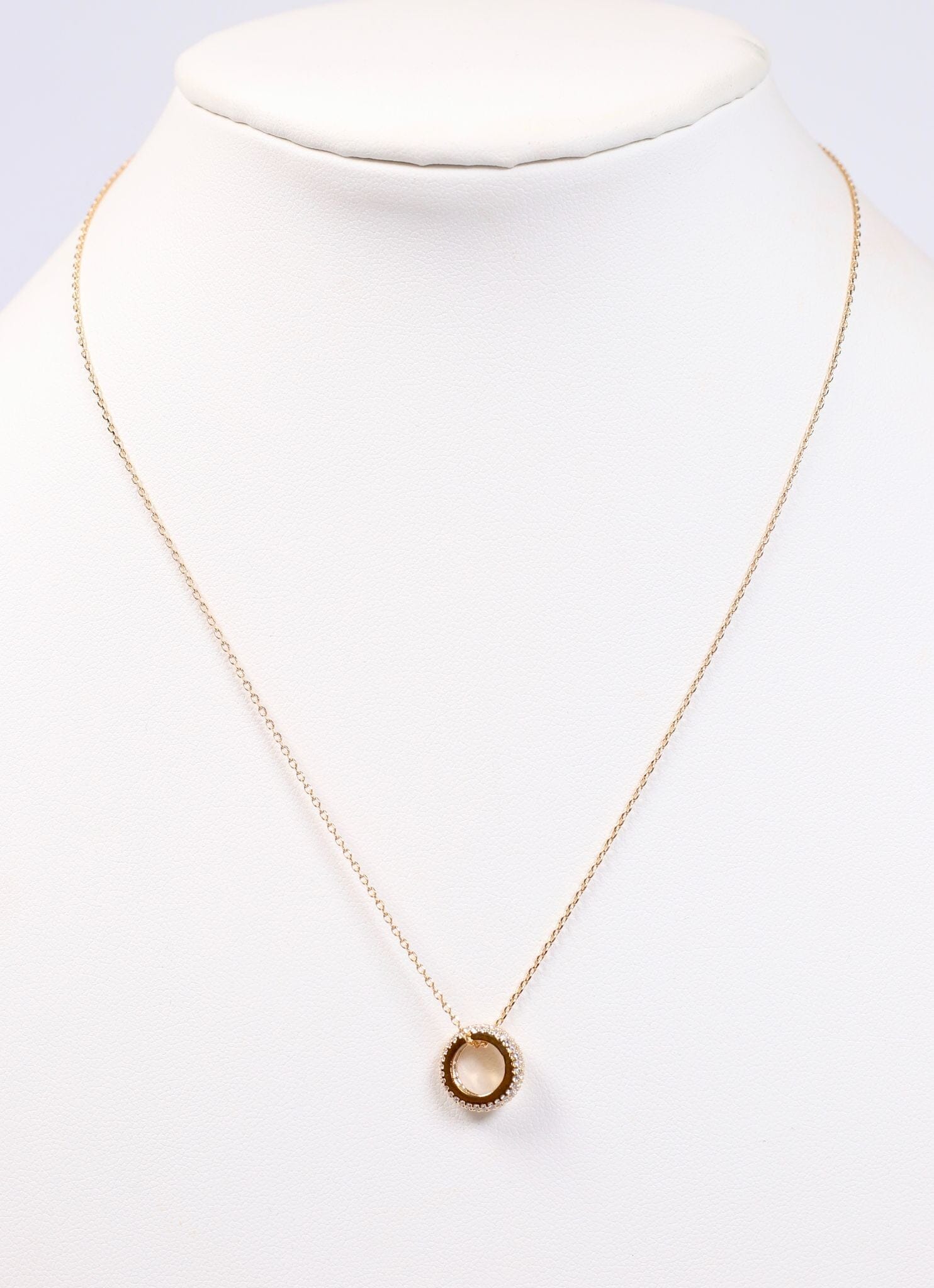 Small Joys CZ Necklace GOLD - Caroline Hill