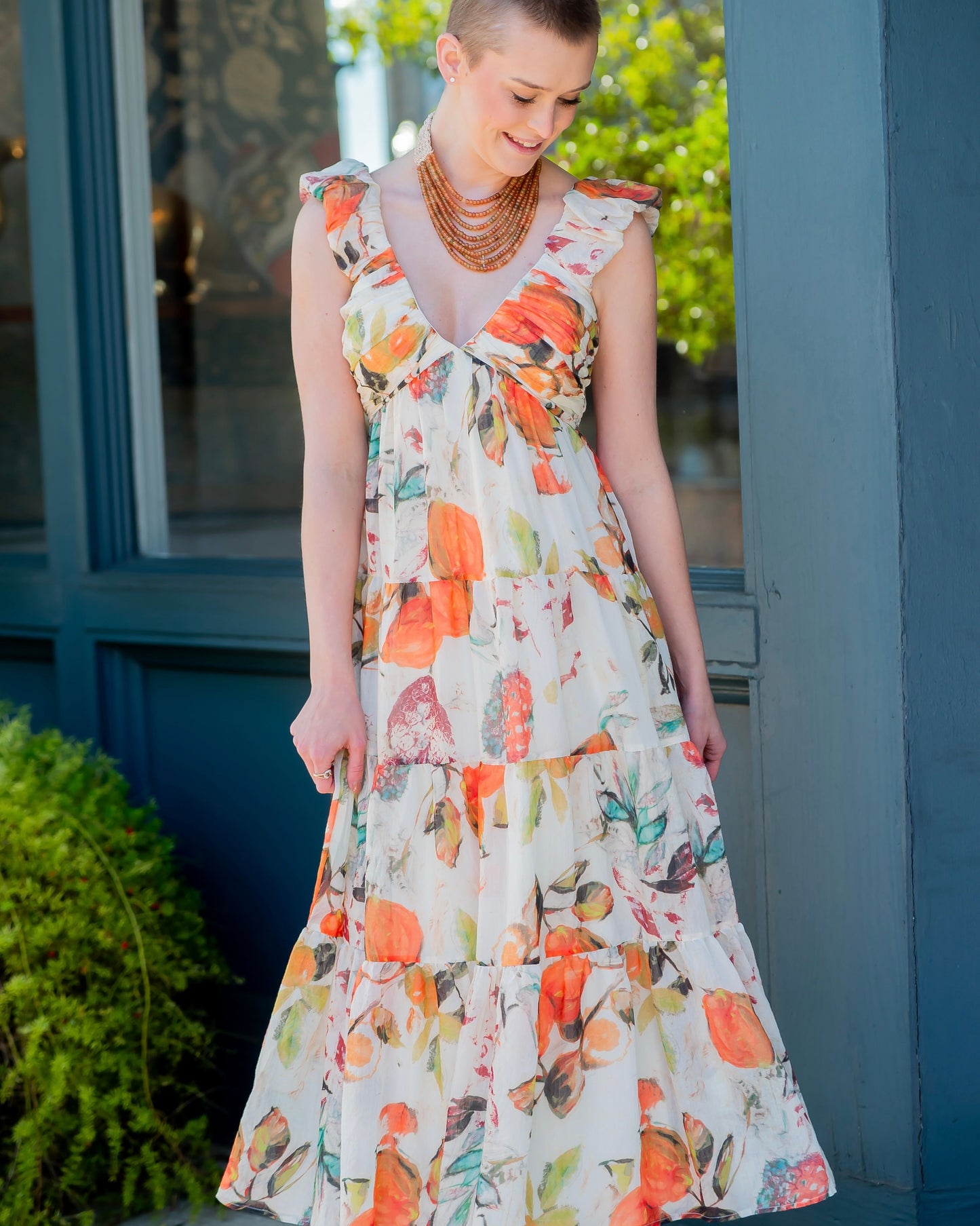 Rylin Floral Maxi Dress