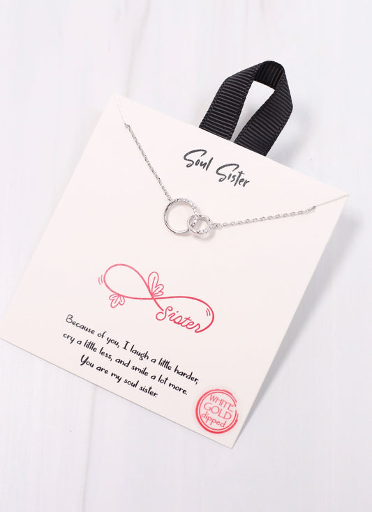 Soul Sister Necklace SILVER - Caroline Hill