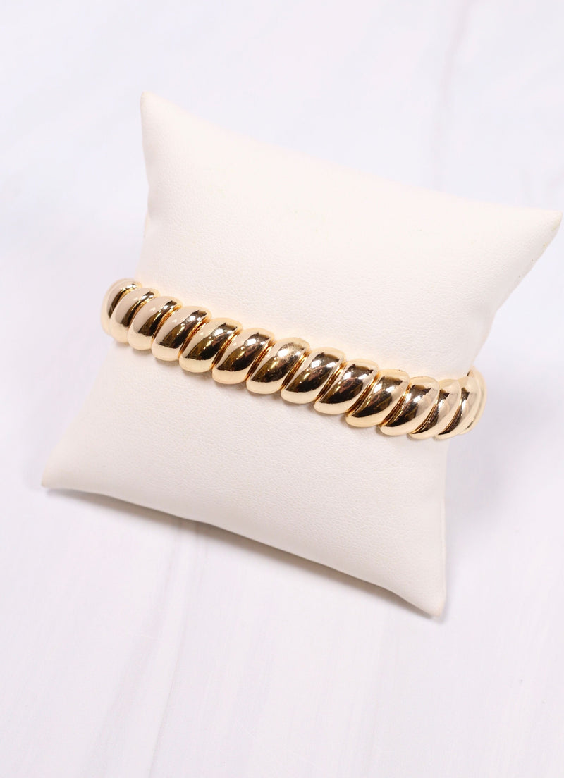 Stover Metal Bracelet GOLD - Caroline Hill