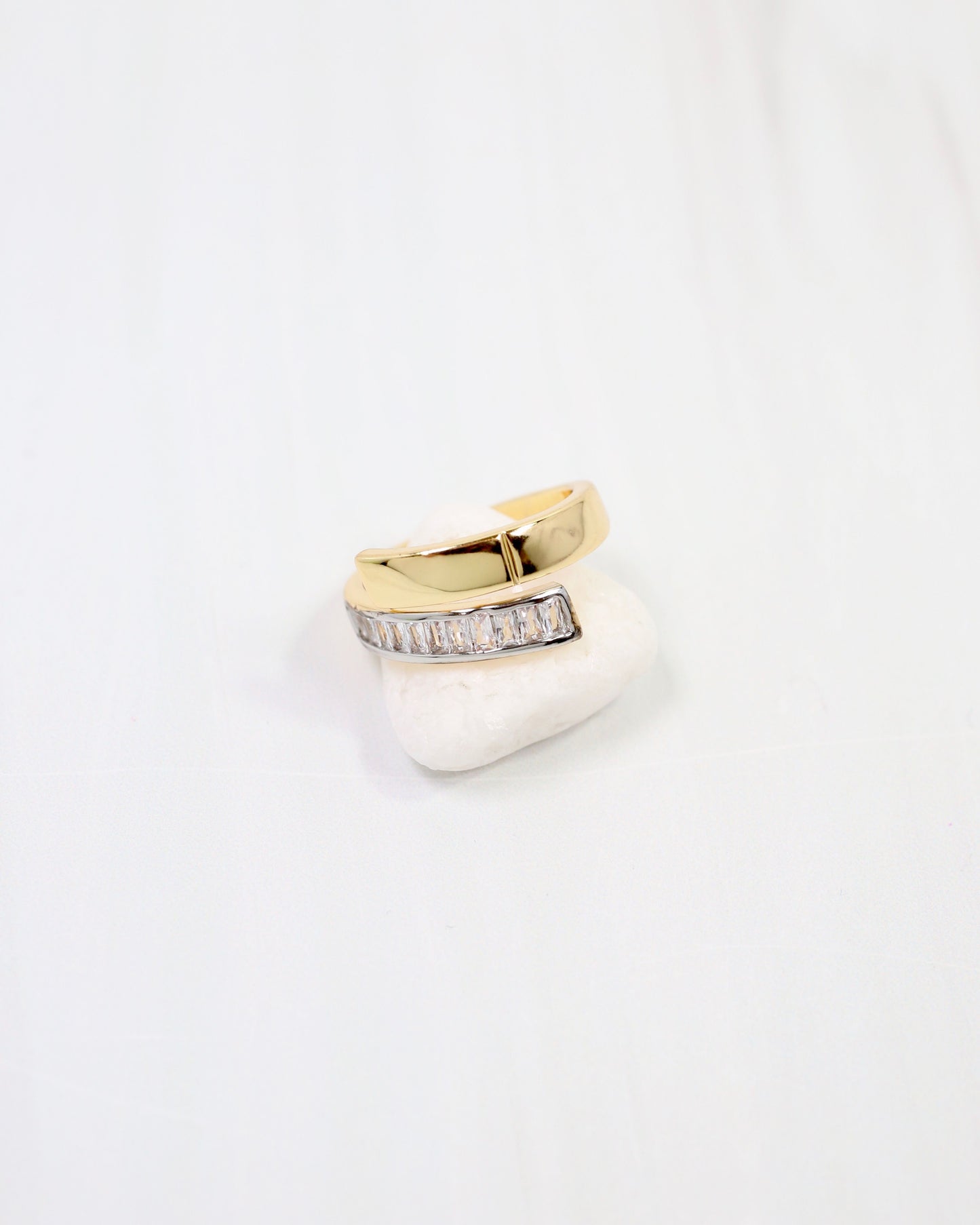 Lynn CZ Embellished Ring Gold