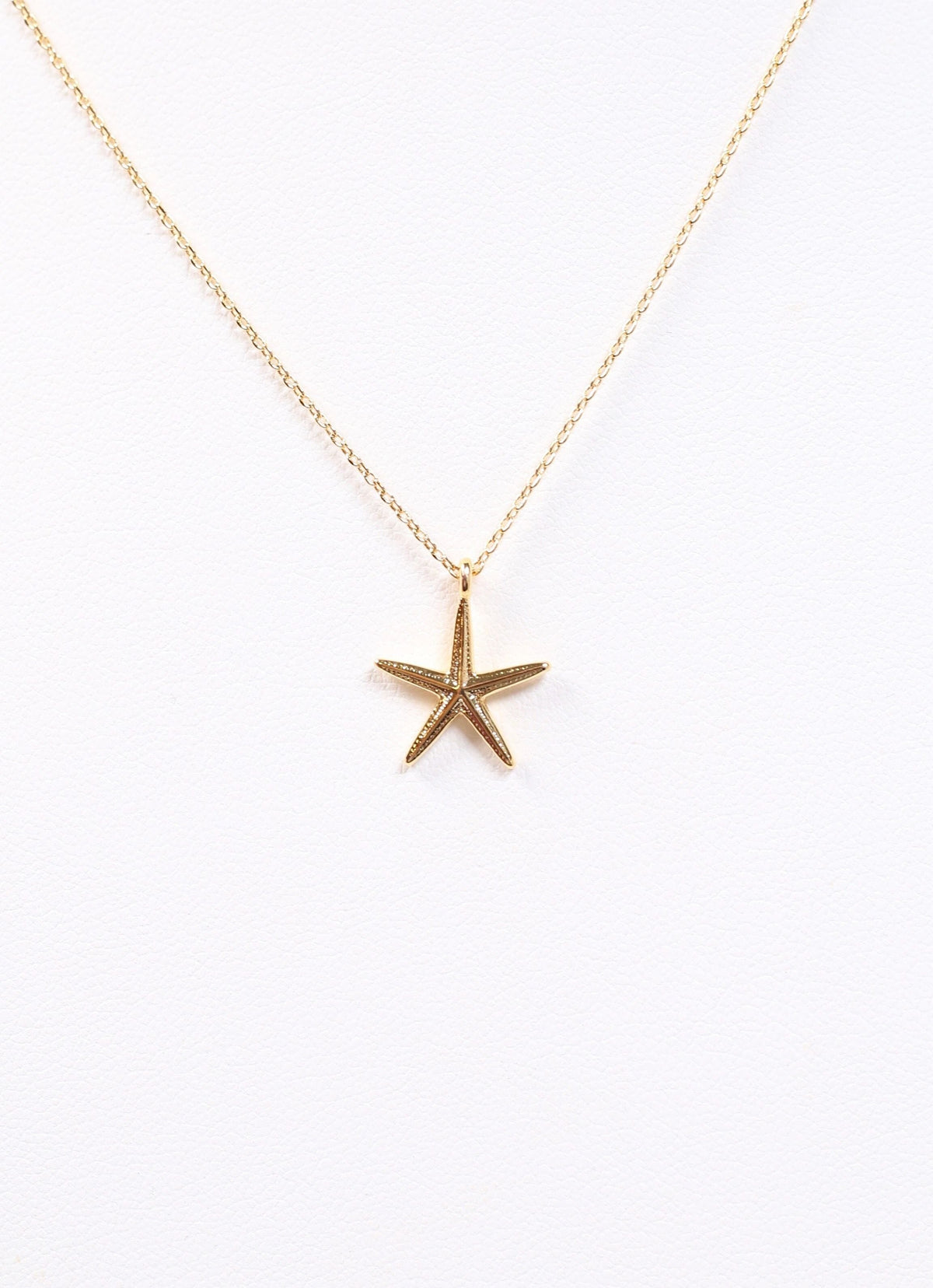 Sunny Days Starfish Necklace GOLD - Caroline Hill