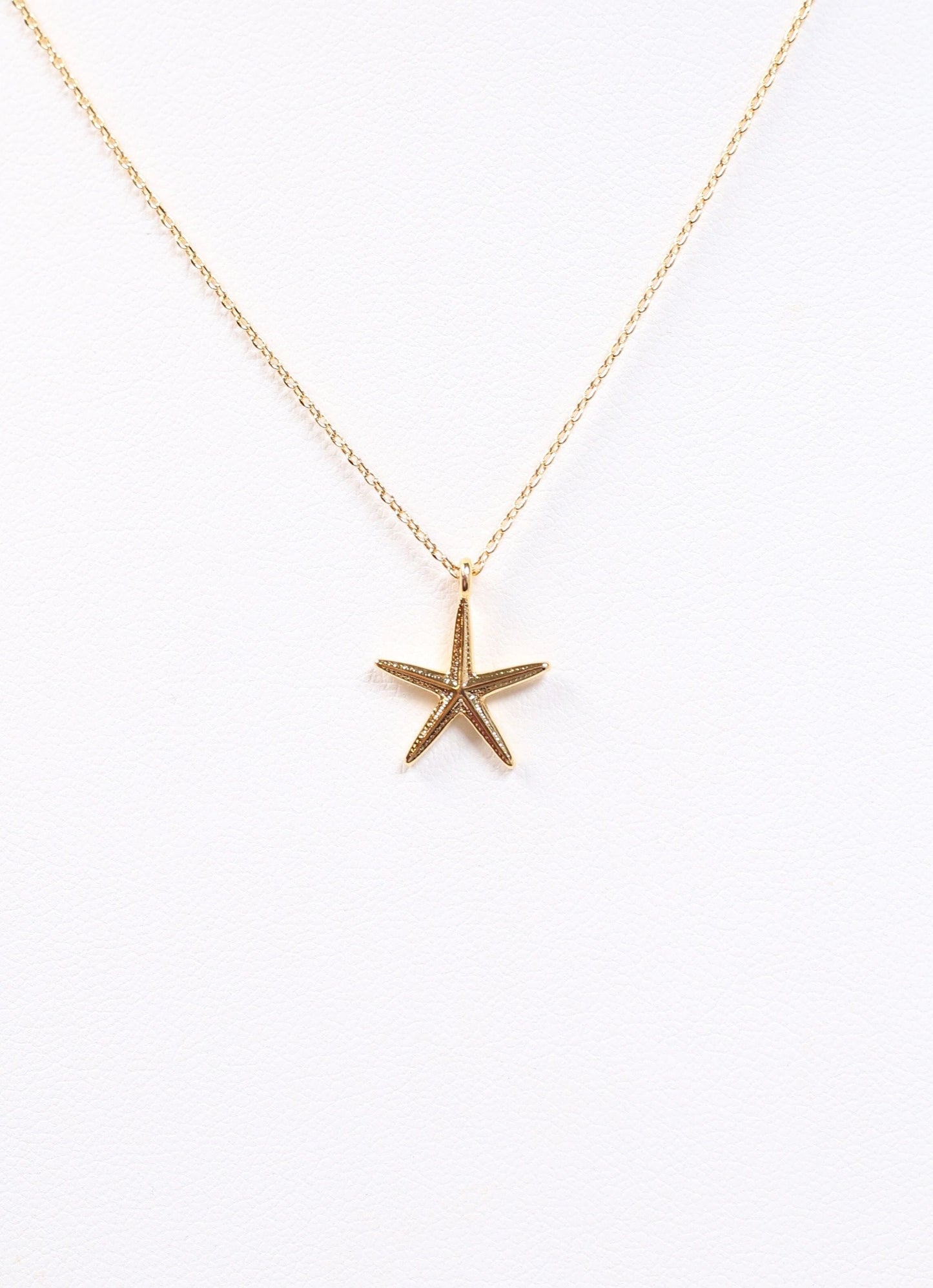 Sunny Days Starfish Necklace GOLD - Caroline Hill