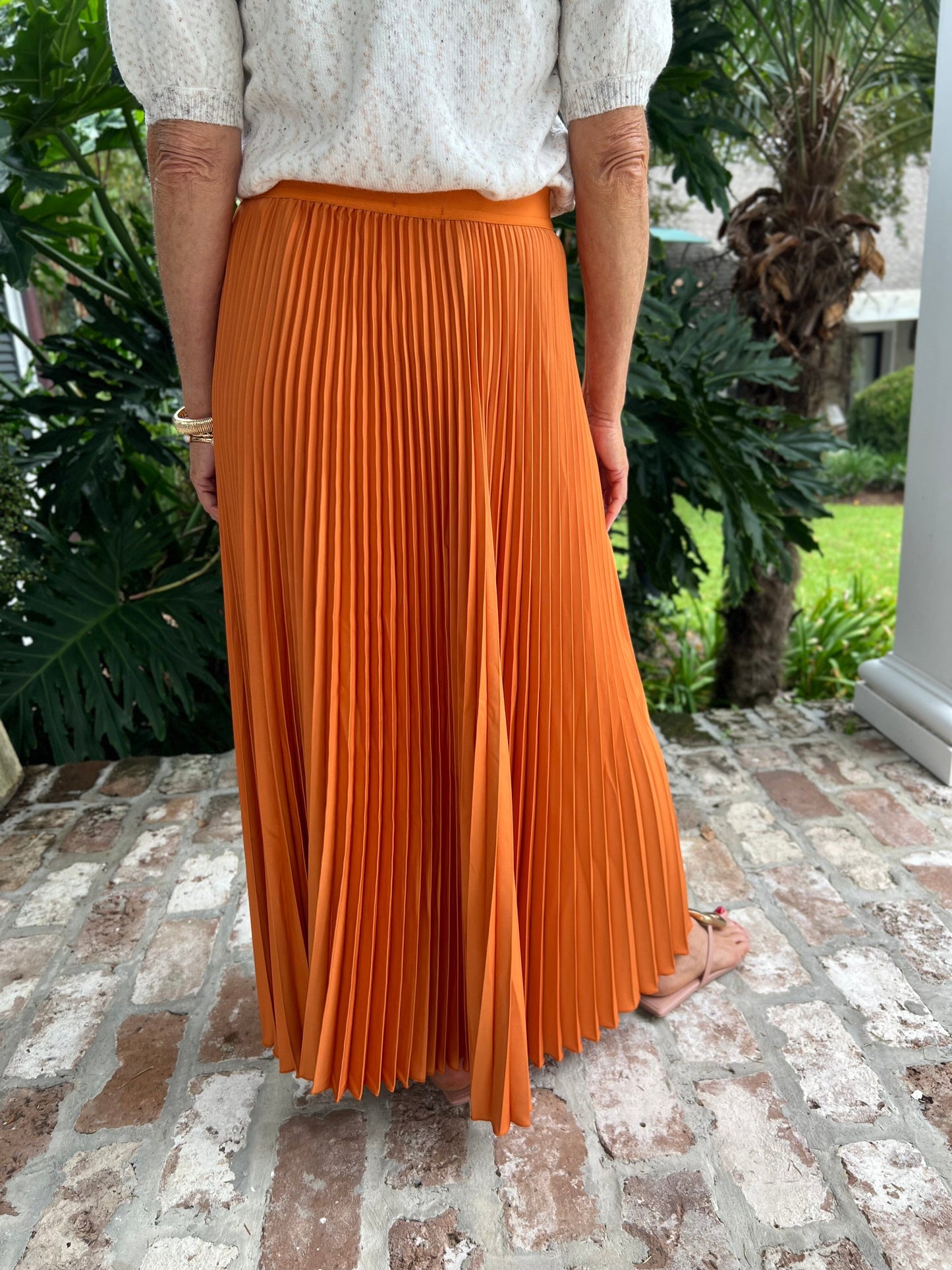 Sunrise Pleated Detail Maxi Skirt - Caroline Hill