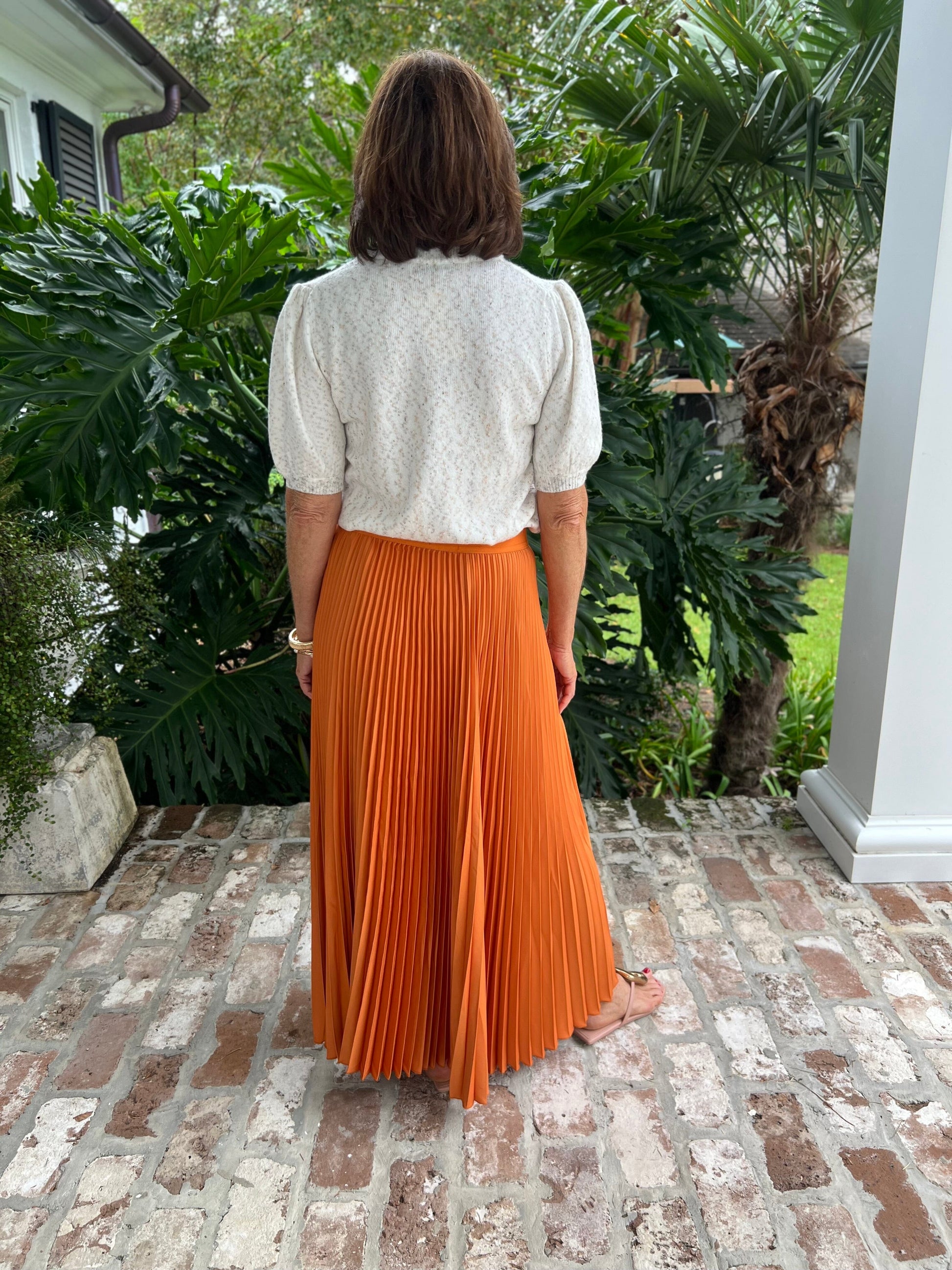 Sunrise Pleated Detail Maxi Skirt - Caroline Hill