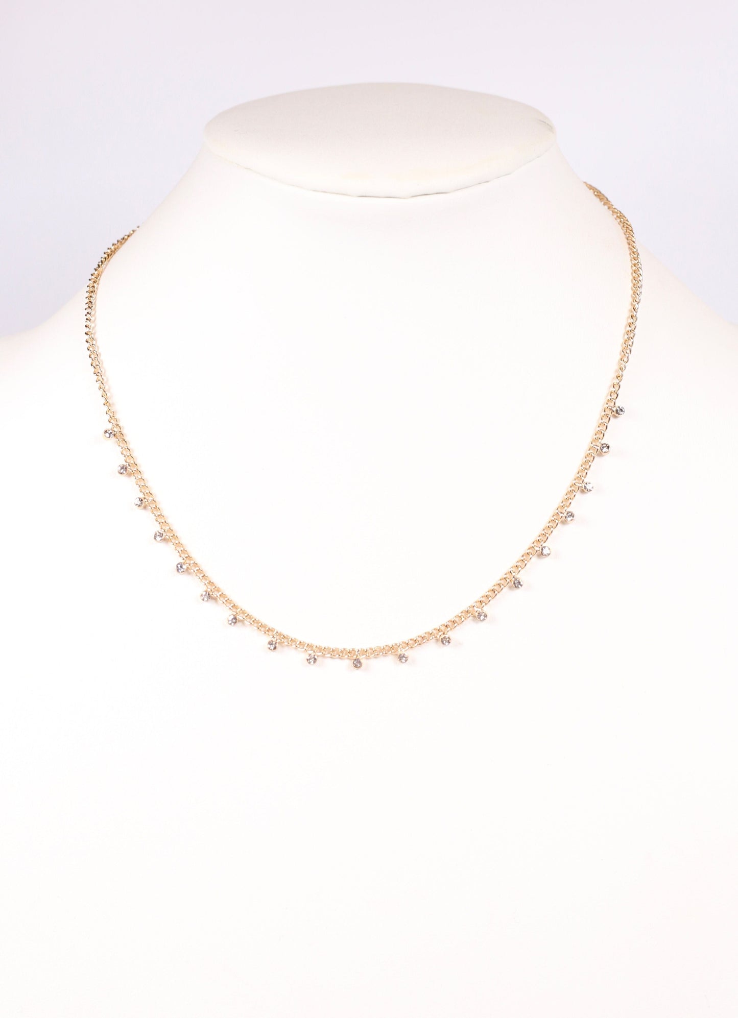 Sydney CZ Necklace GOLD - Caroline Hill