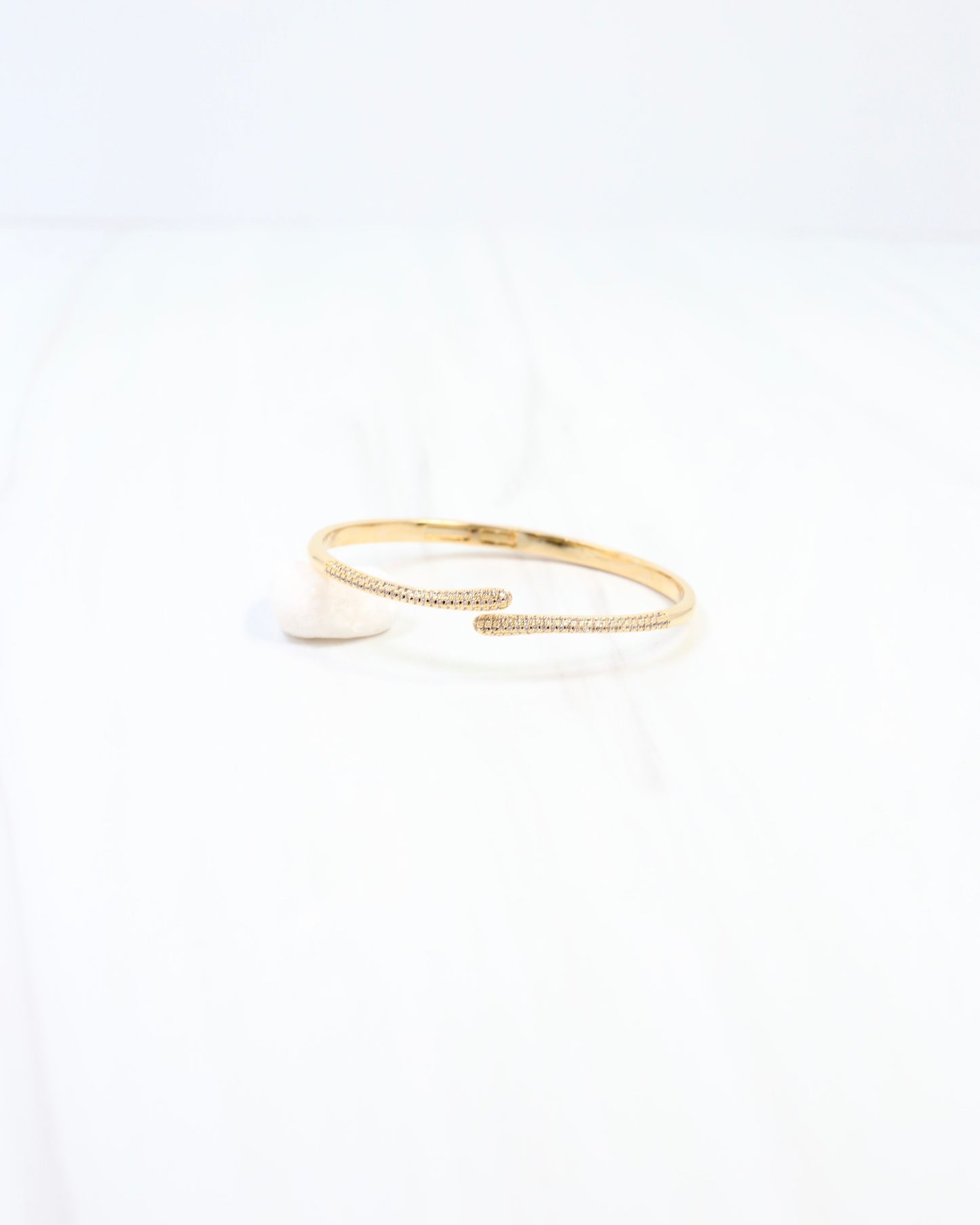 Shiprock Pave Cuff Bracelet WR Gold