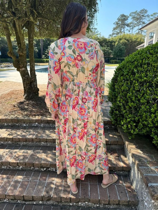 Move In Grace Floral Maxi