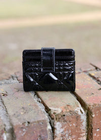 Tate Card Holder Wallet BLACK - Caroline Hill