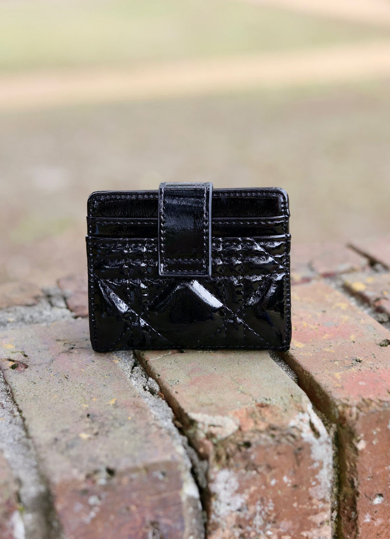 Tate Card Holder Wallet BLACK - Caroline Hill