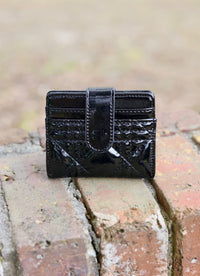 Tate Card Holder Wallet BLACK - Caroline Hill