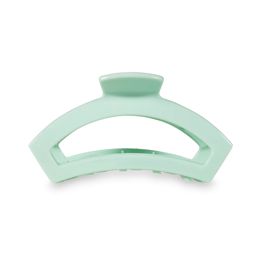 Teleties Open Medium Hair Clip- Mint to Be - Caroline Hill