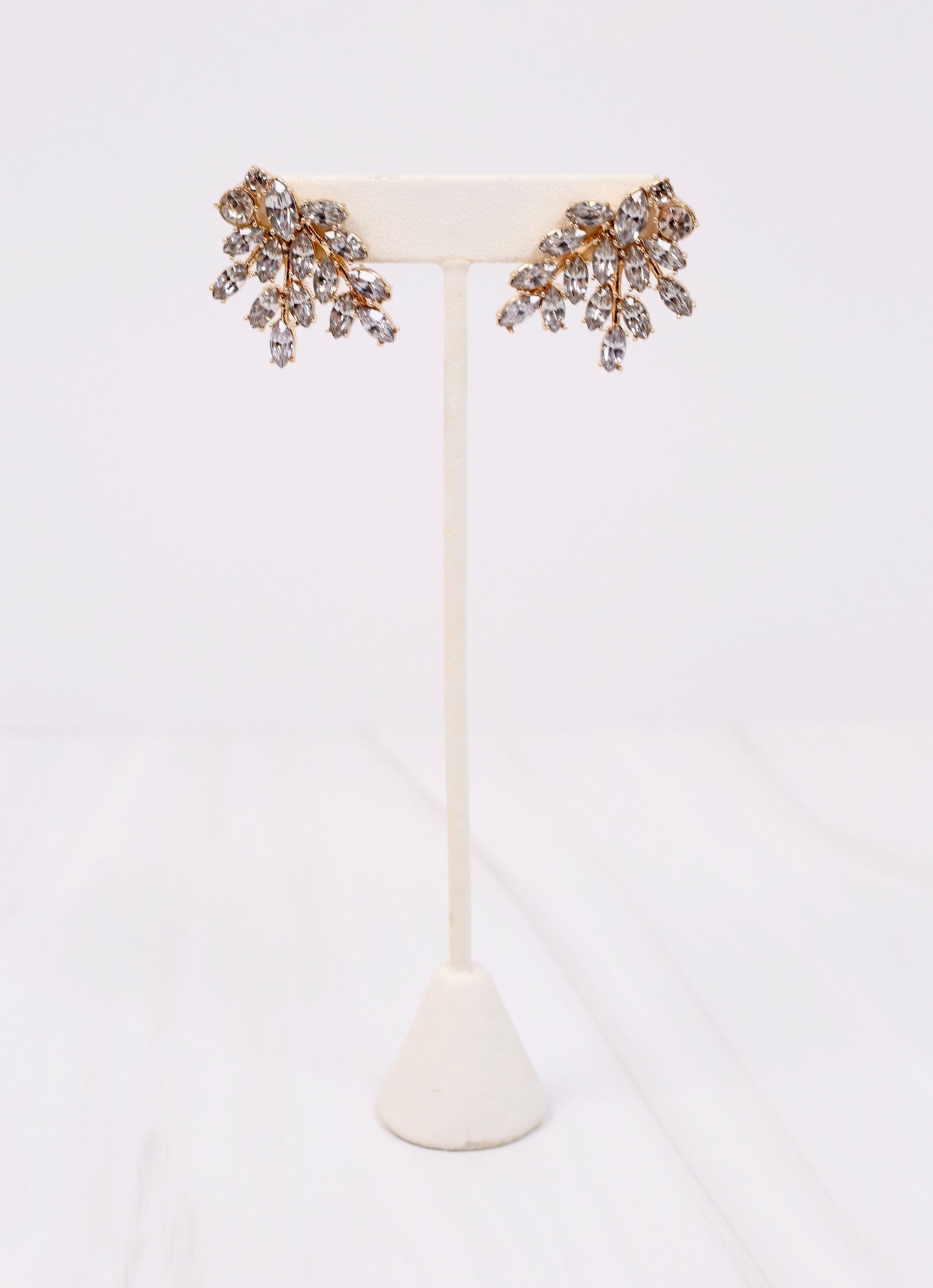 Thorsby Embellished Drop Earring CLEAR - Caroline Hill