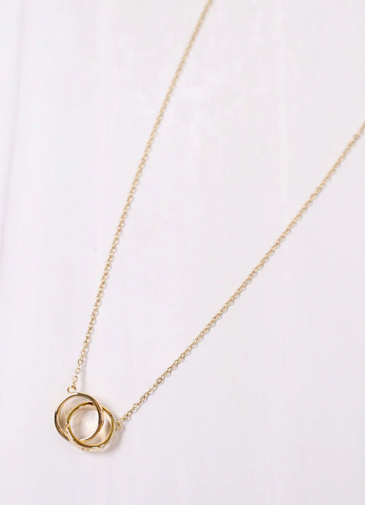 Kerns Circles Necklace GOLD