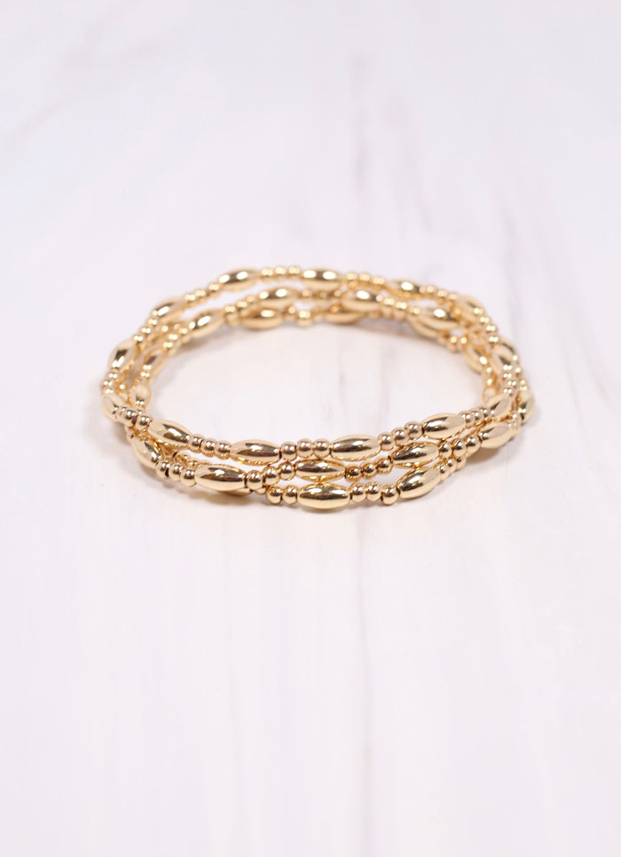 Tolbery Bracelet Set GOLD - Caroline Hill