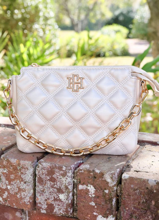 Jace Crossbody PEARL QUILTED DQ