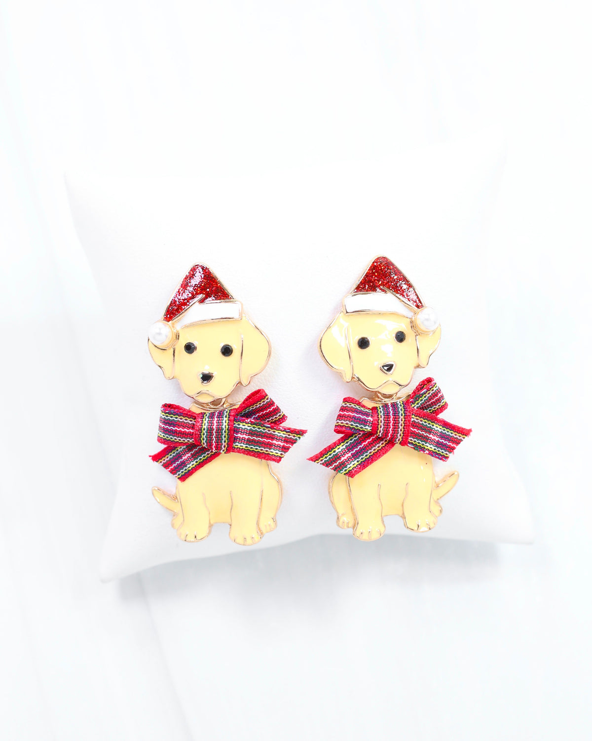 All Decked Out Pup Earring Gold