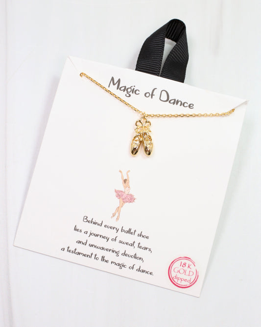 Magic of Dance Necklace Gold