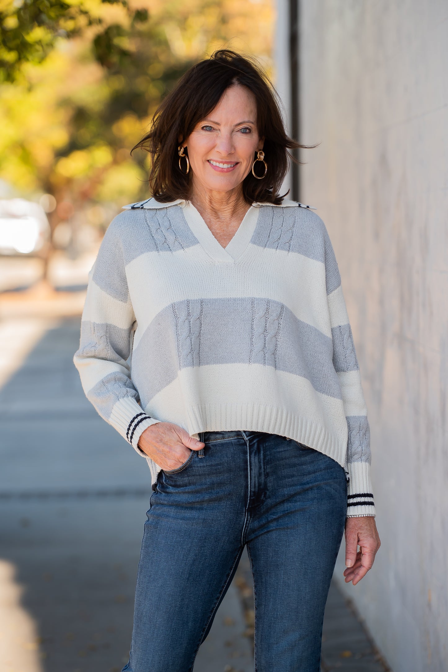 Bowman Striped Sweater