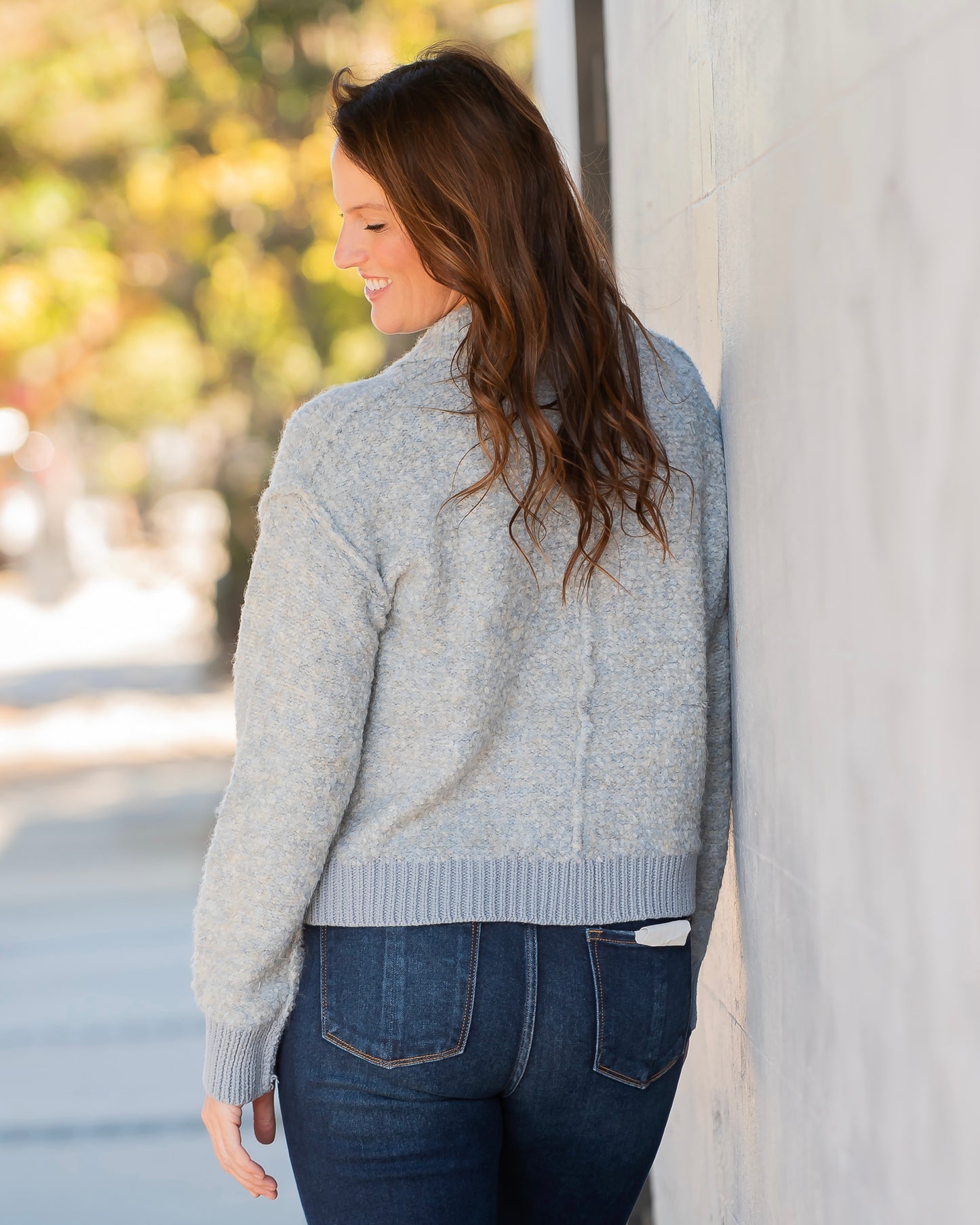 Harvey Zip Front  Sweater