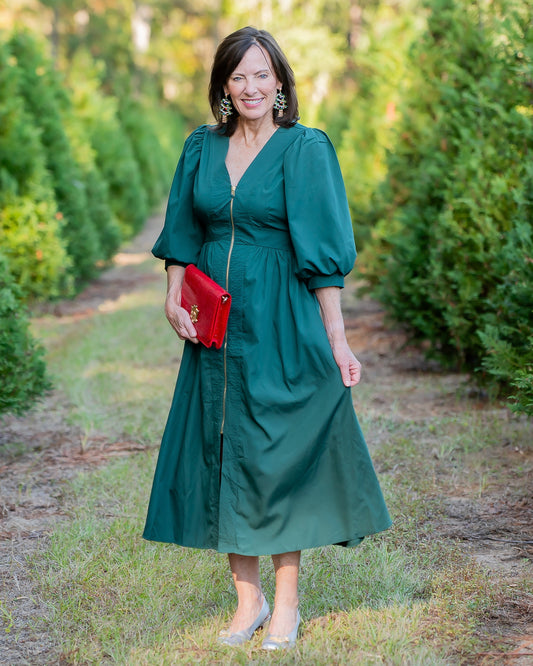 Helena Zip Front Dress