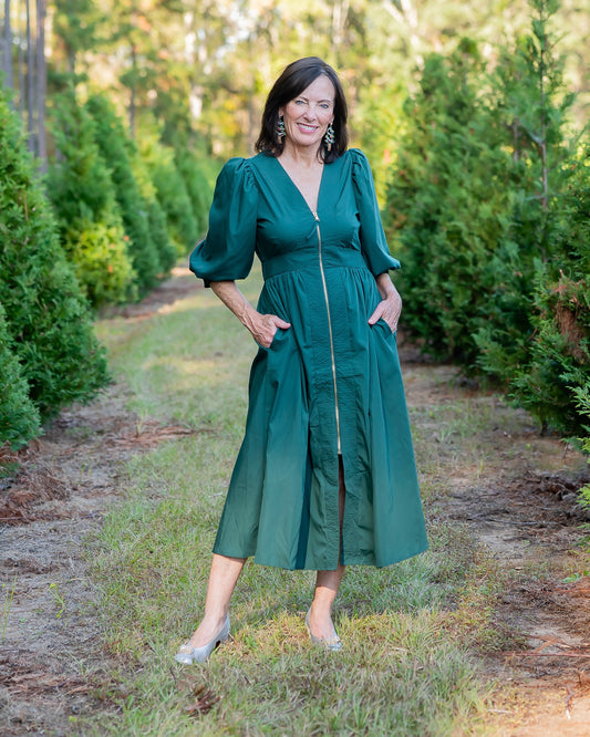 Helena Zip Front Dress