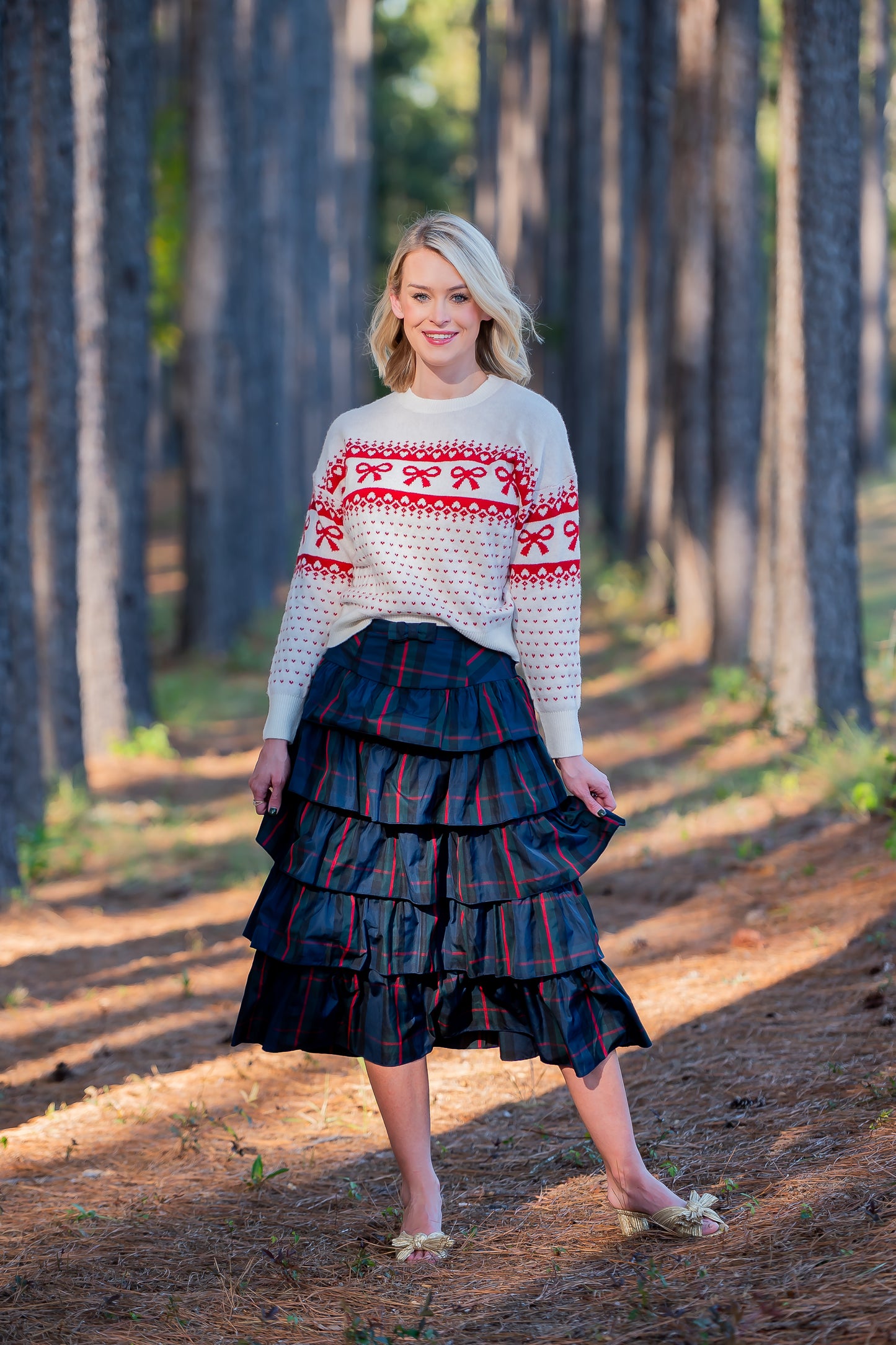 Allendale Bow and Heart Sweater