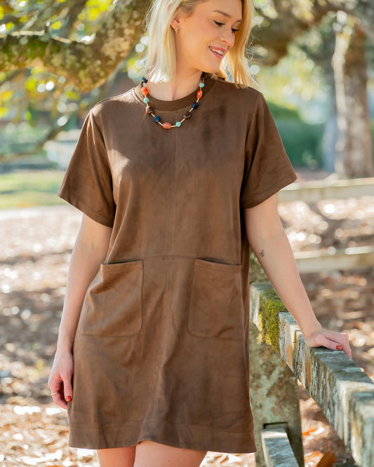 Sterling Suede Feel Dress
