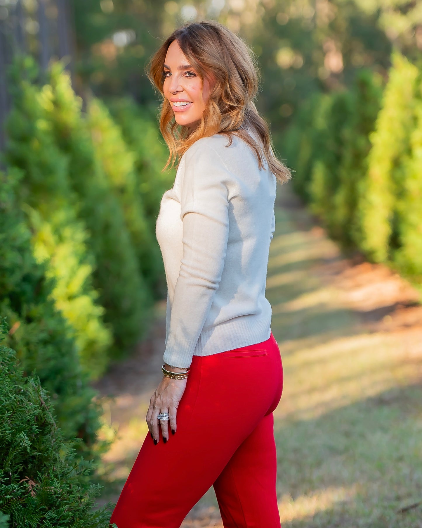 Drayton Cable Detail Sweater - Ivory