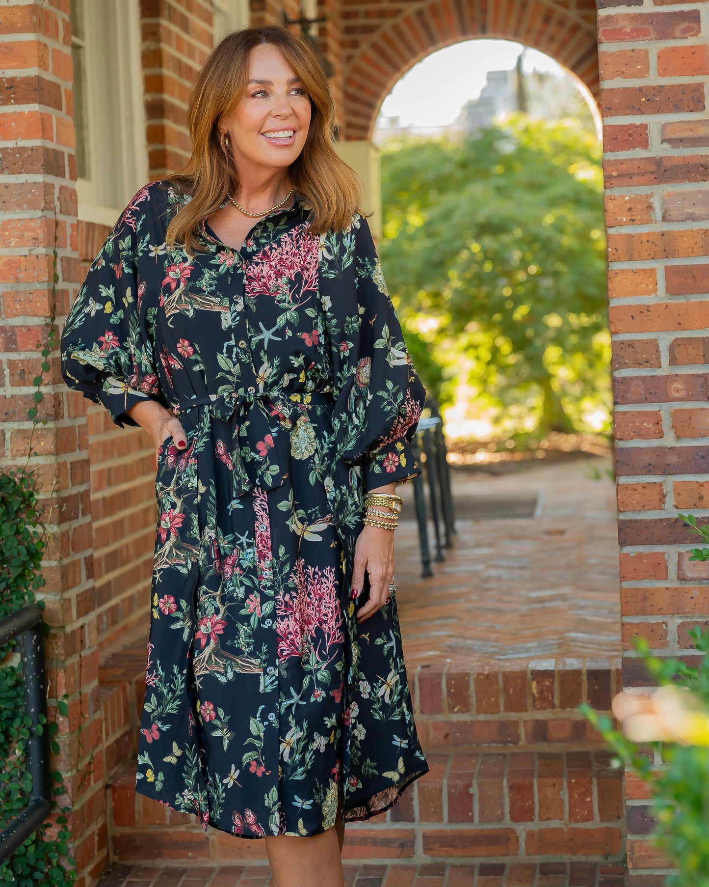 Lake Louise Floral Dress