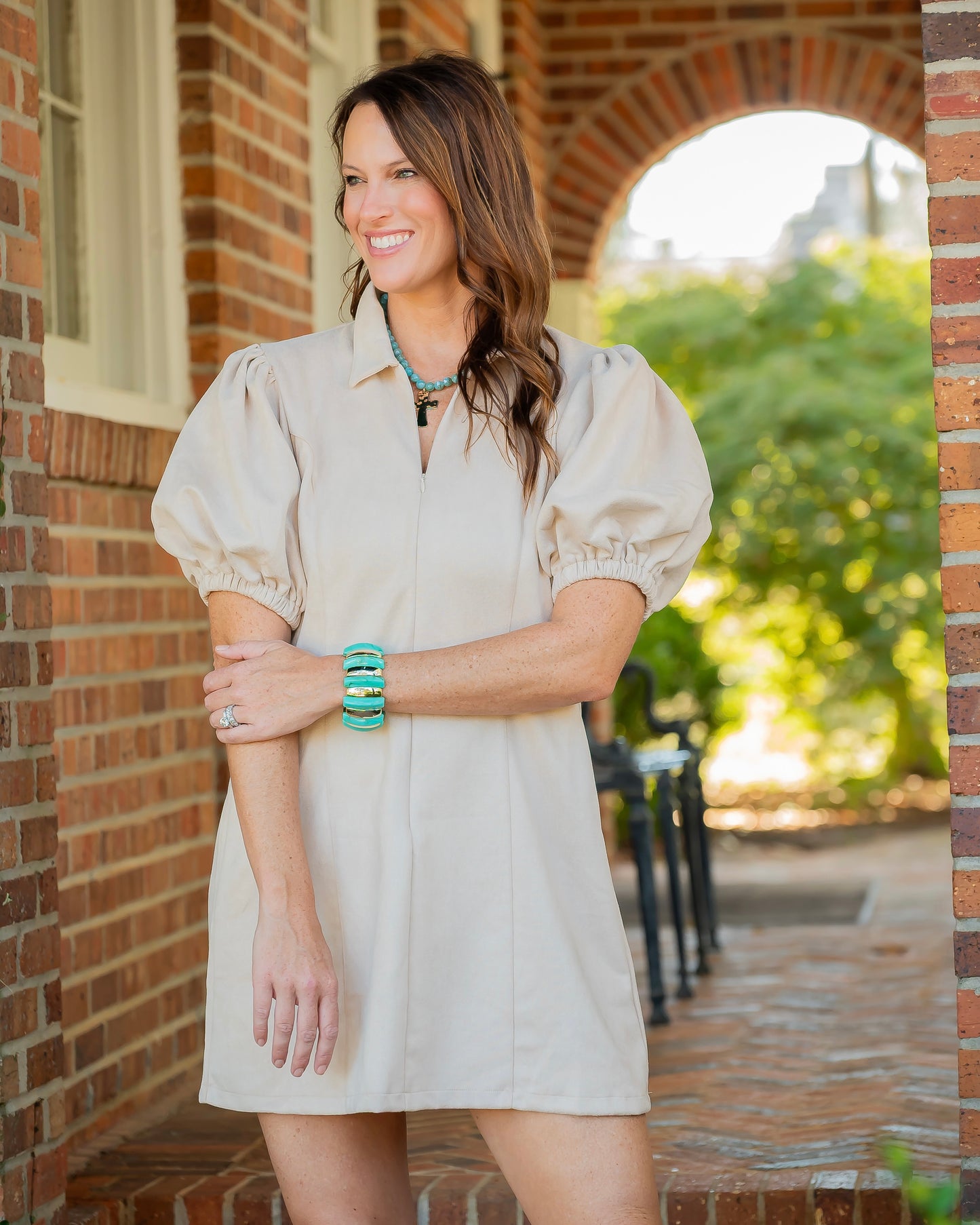 Sampson Suede Feel Dress