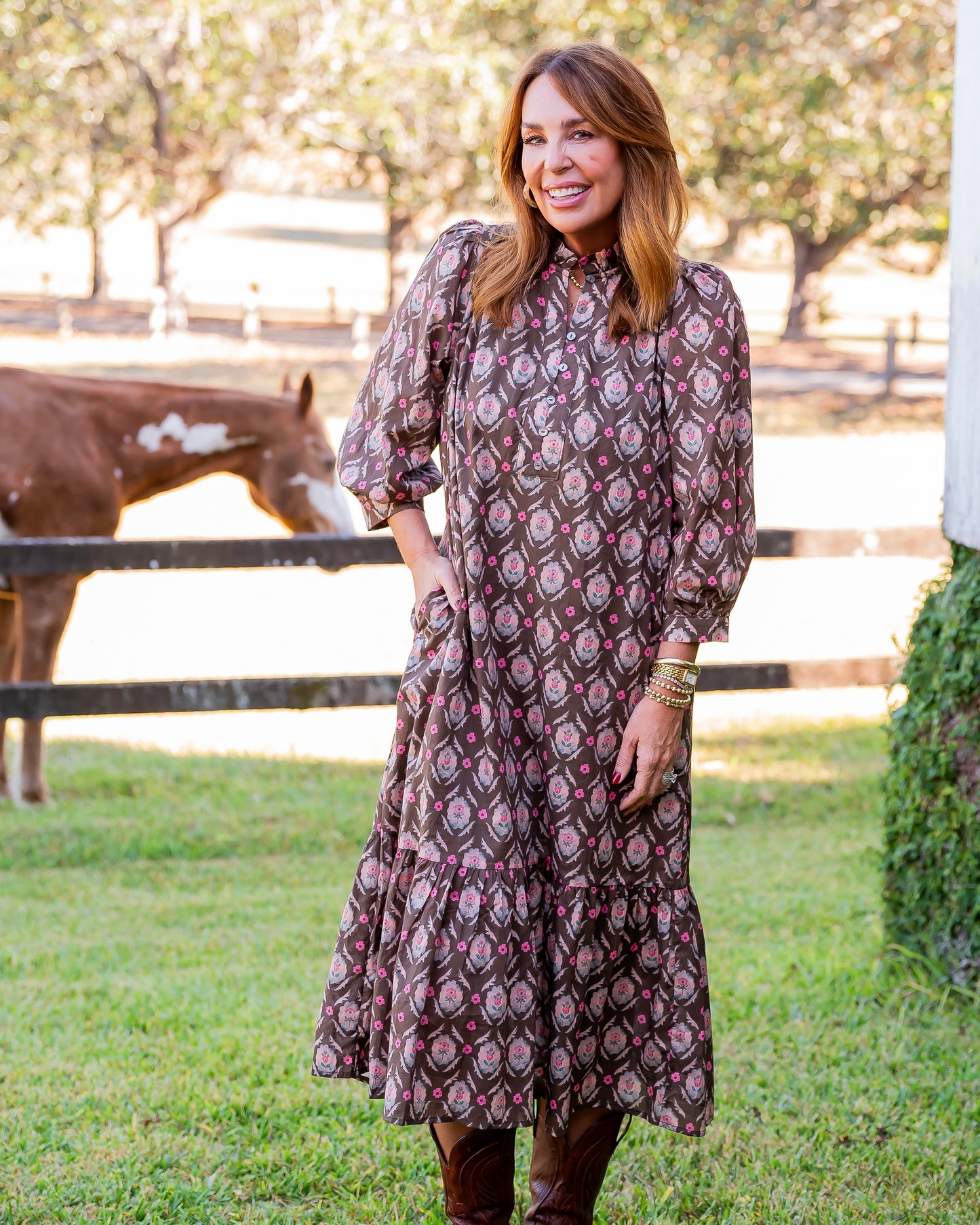 Langdon Floral Print Dress