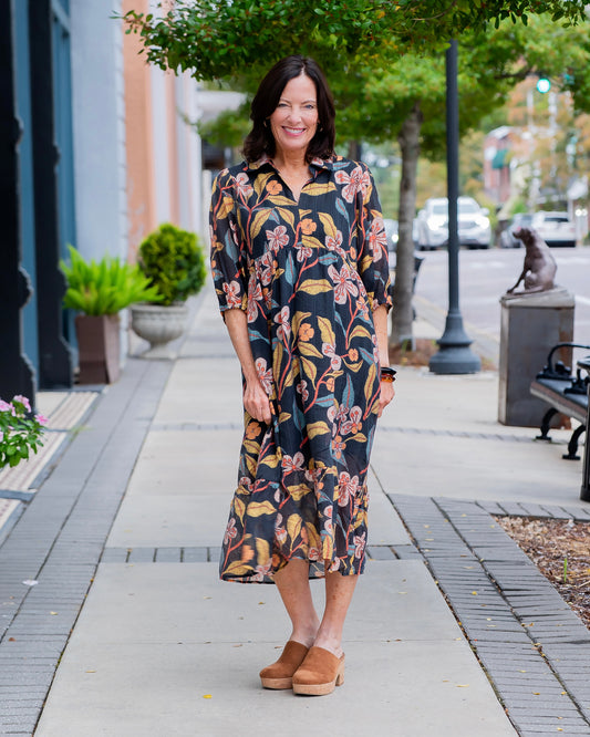 Valerie Floral Print Dress