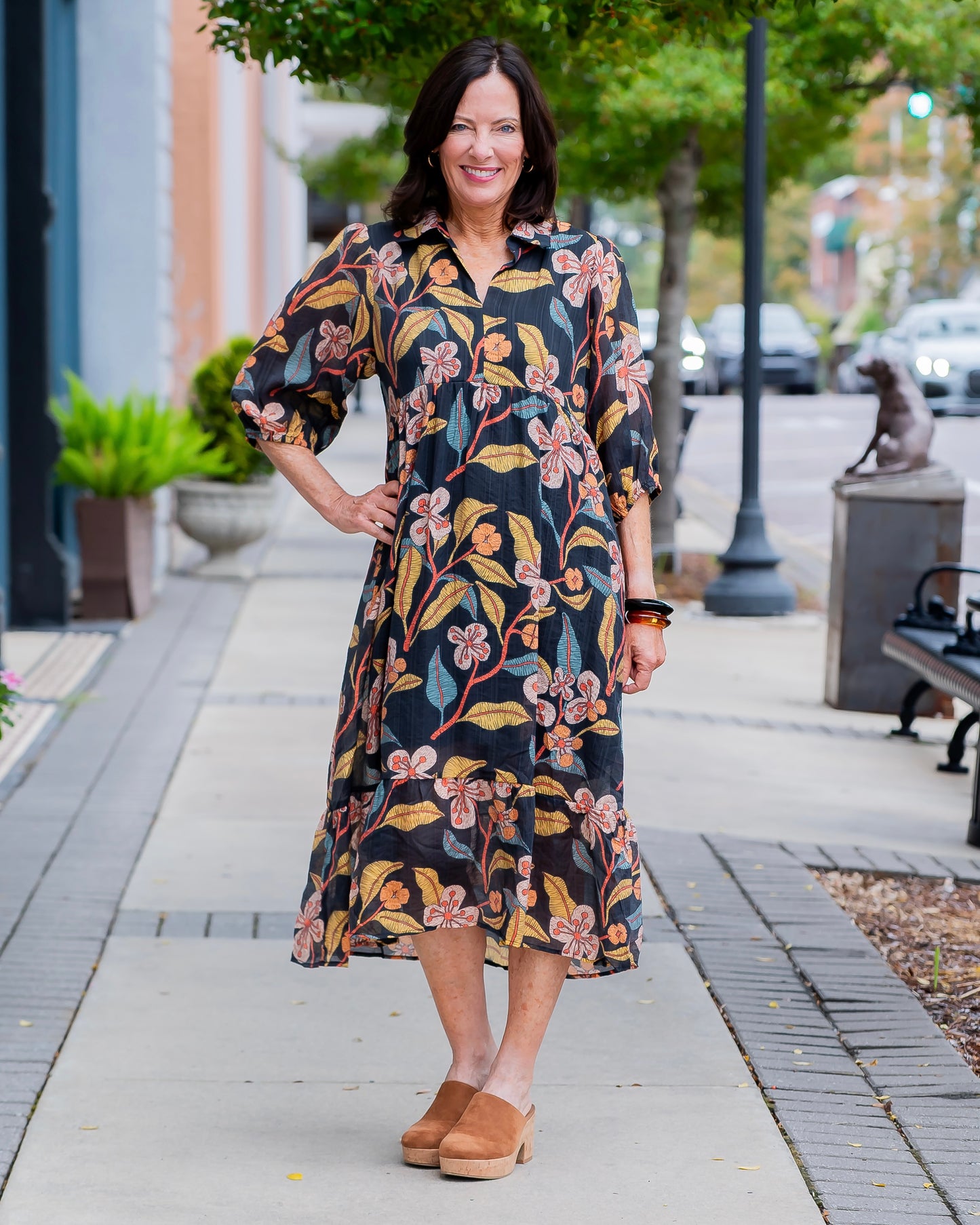 Valerie Floral Print Dress