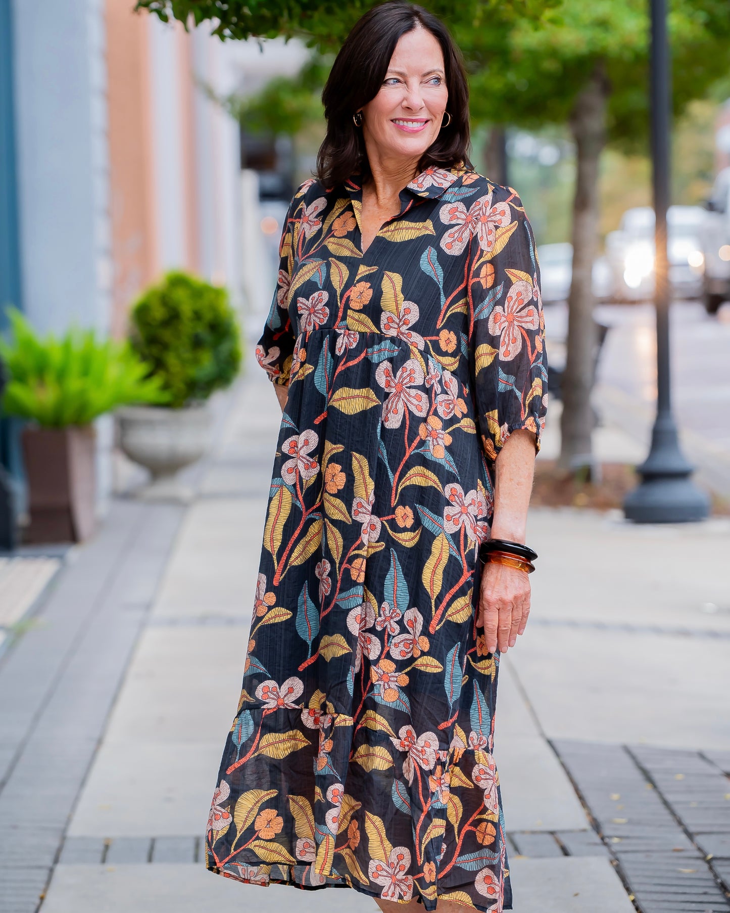 Valerie Floral Print Dress
