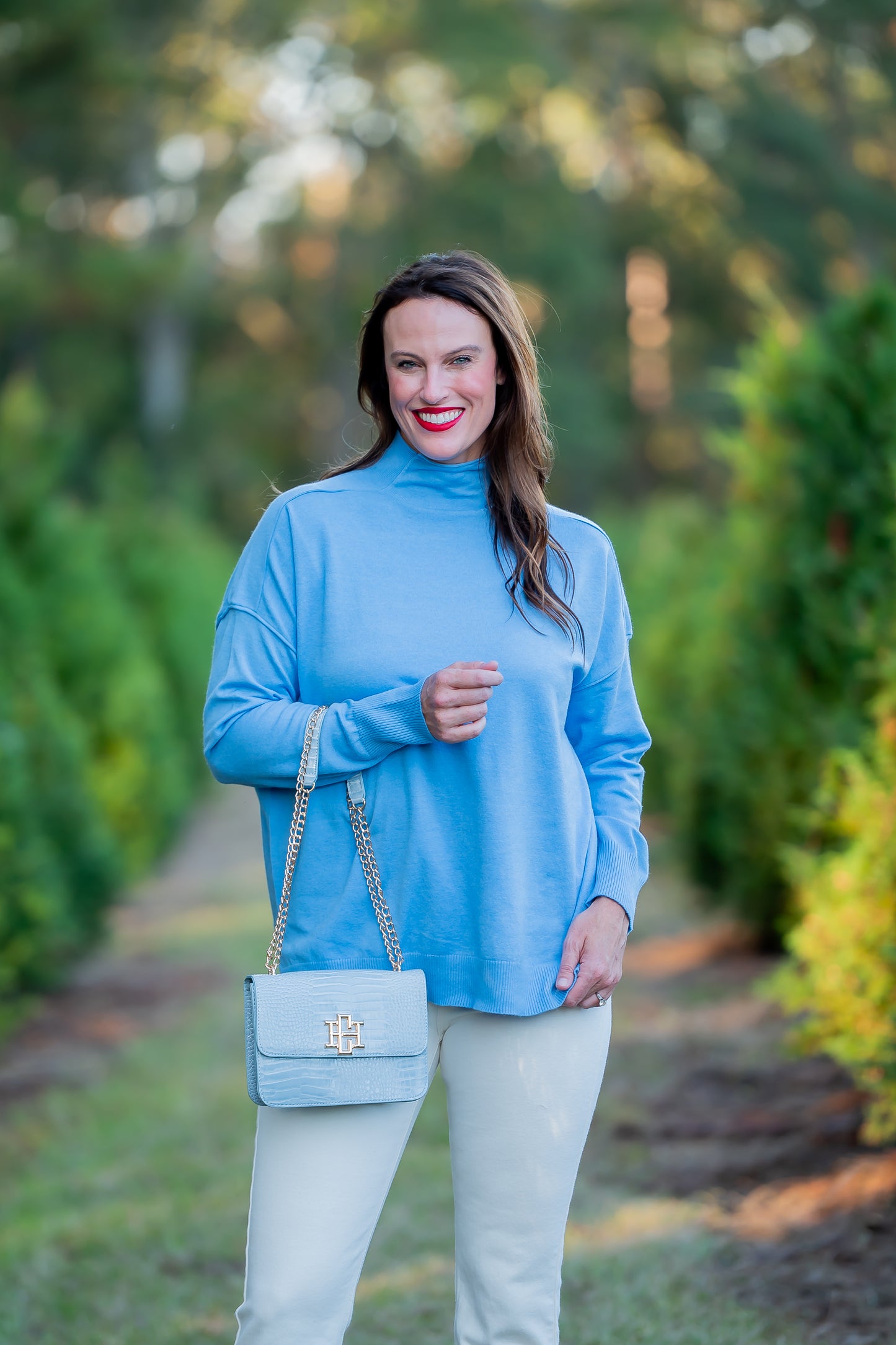Coastal Blue Lightweight Sweater
