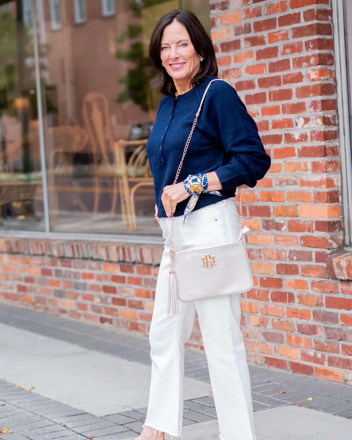 Madelyn Clutch/Crossbody Pearl